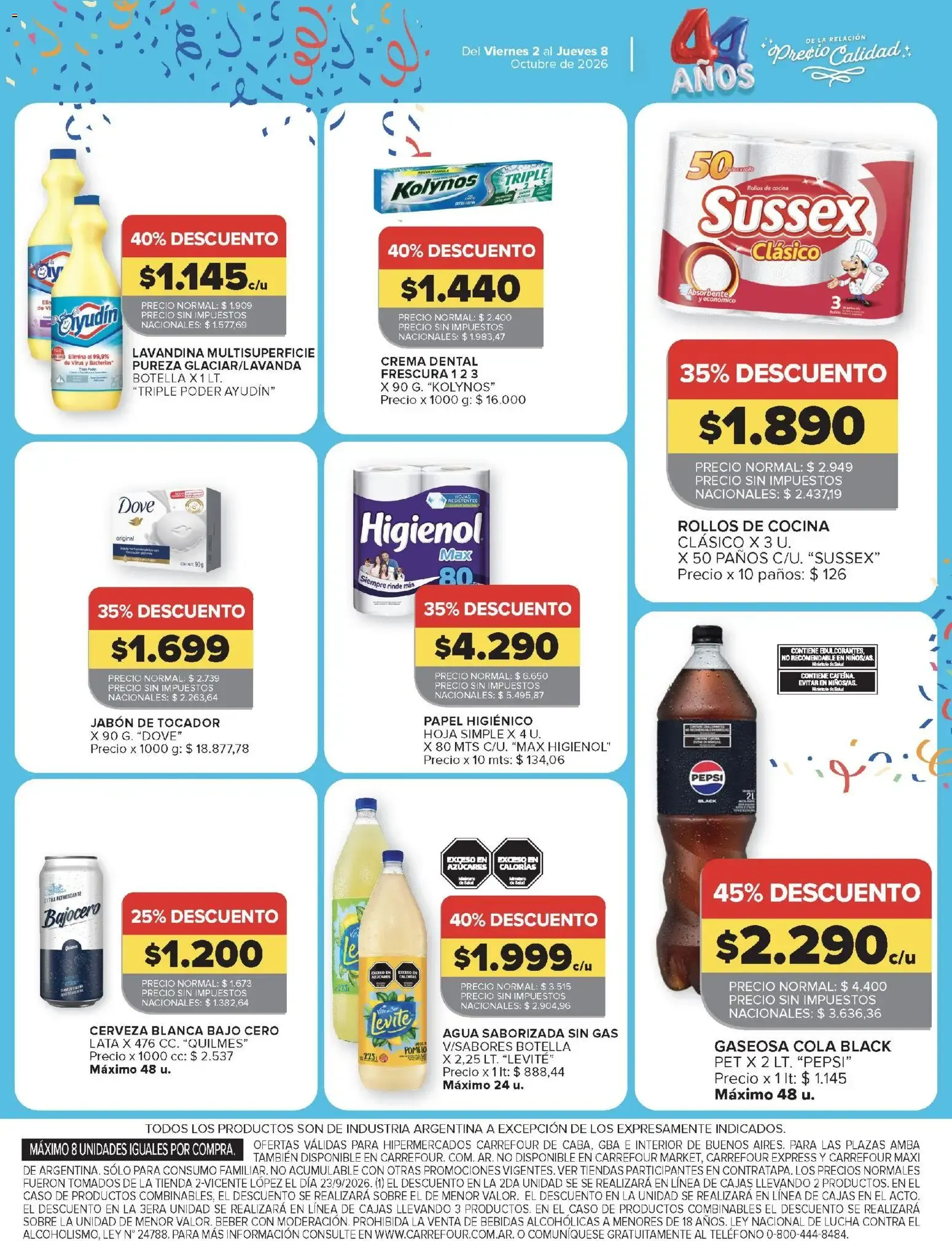 Ofertas de Carrefour - 1.ª semana de festejos y Súper Precios 2 de octubre al 8 de octubre 2026 - Página 3 del catálogo