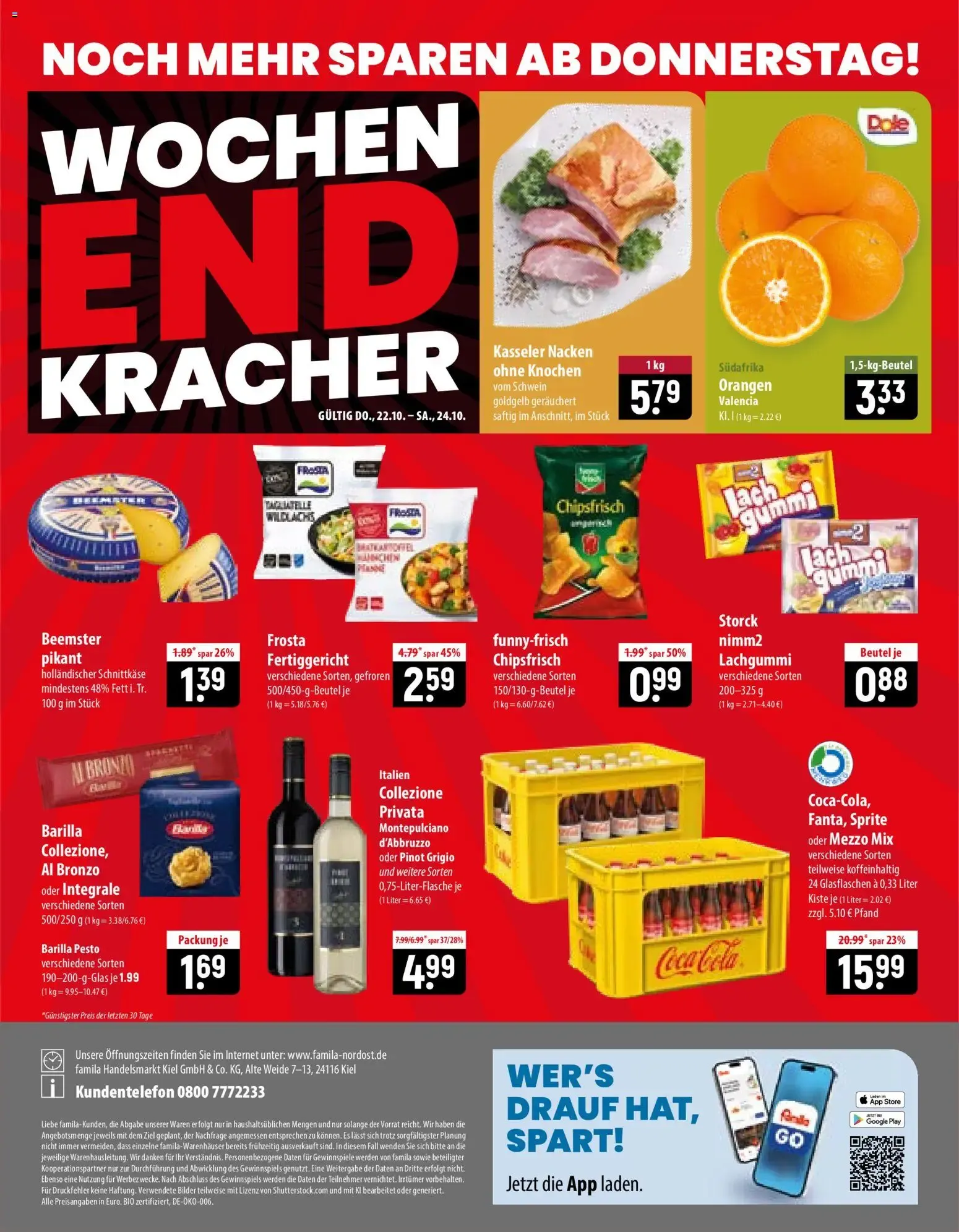 Famila Prospekt (ab 19.10.2026) zum Blättern von 19. Oktober bis 24. Oktober 2026 - Prospekt seite 24