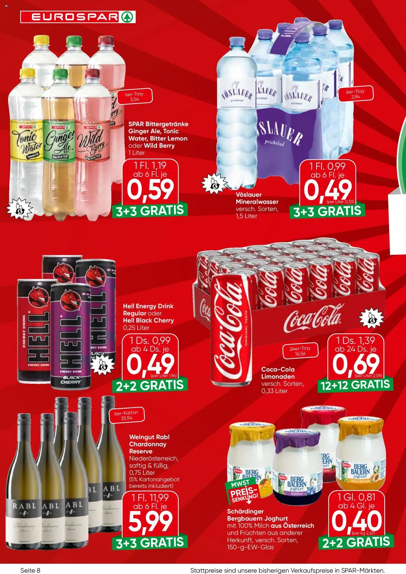 Eurospar Flugblatt von 10.09.2026 - Aktuelle Angebote von 10. September bis 23. September 2026 - Flugblätt seite 8