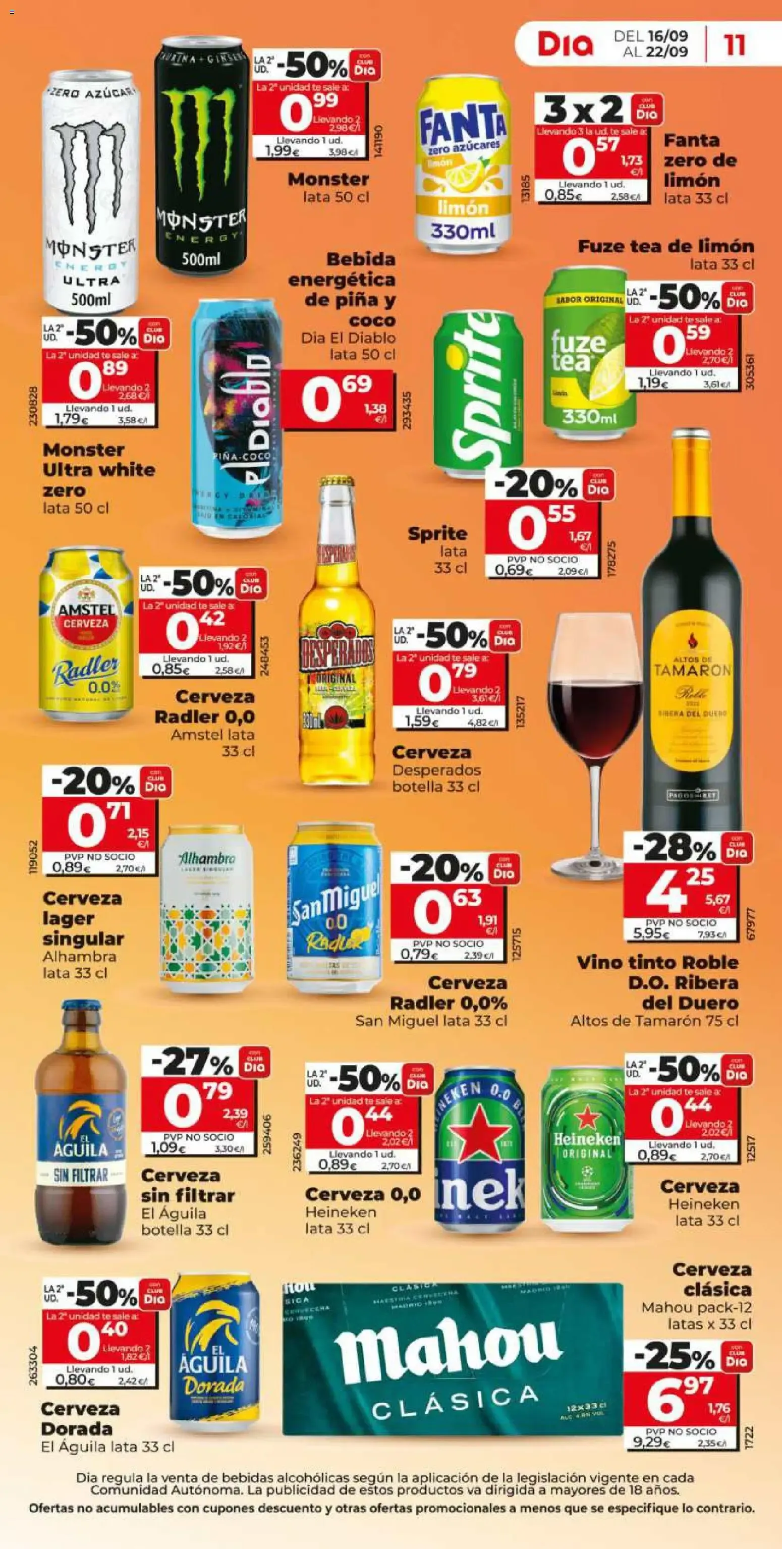 Catálogo de Folleto de ofertas Dia 16 de septiembre al 22 de septiembre 2026 - Página 11