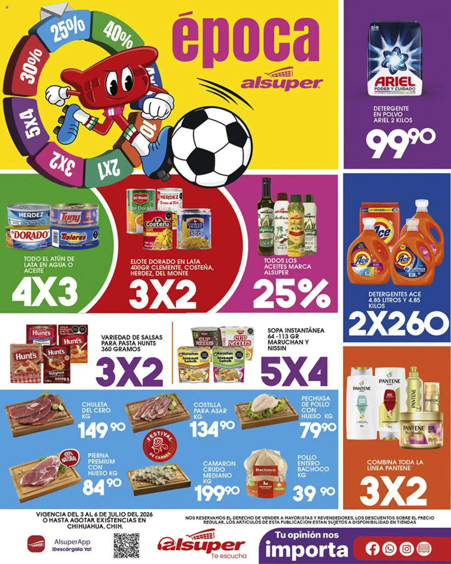 Catálogo de Folleto Época Alsuper 3 de julio al 6 de julio 2026 - Pagina 1