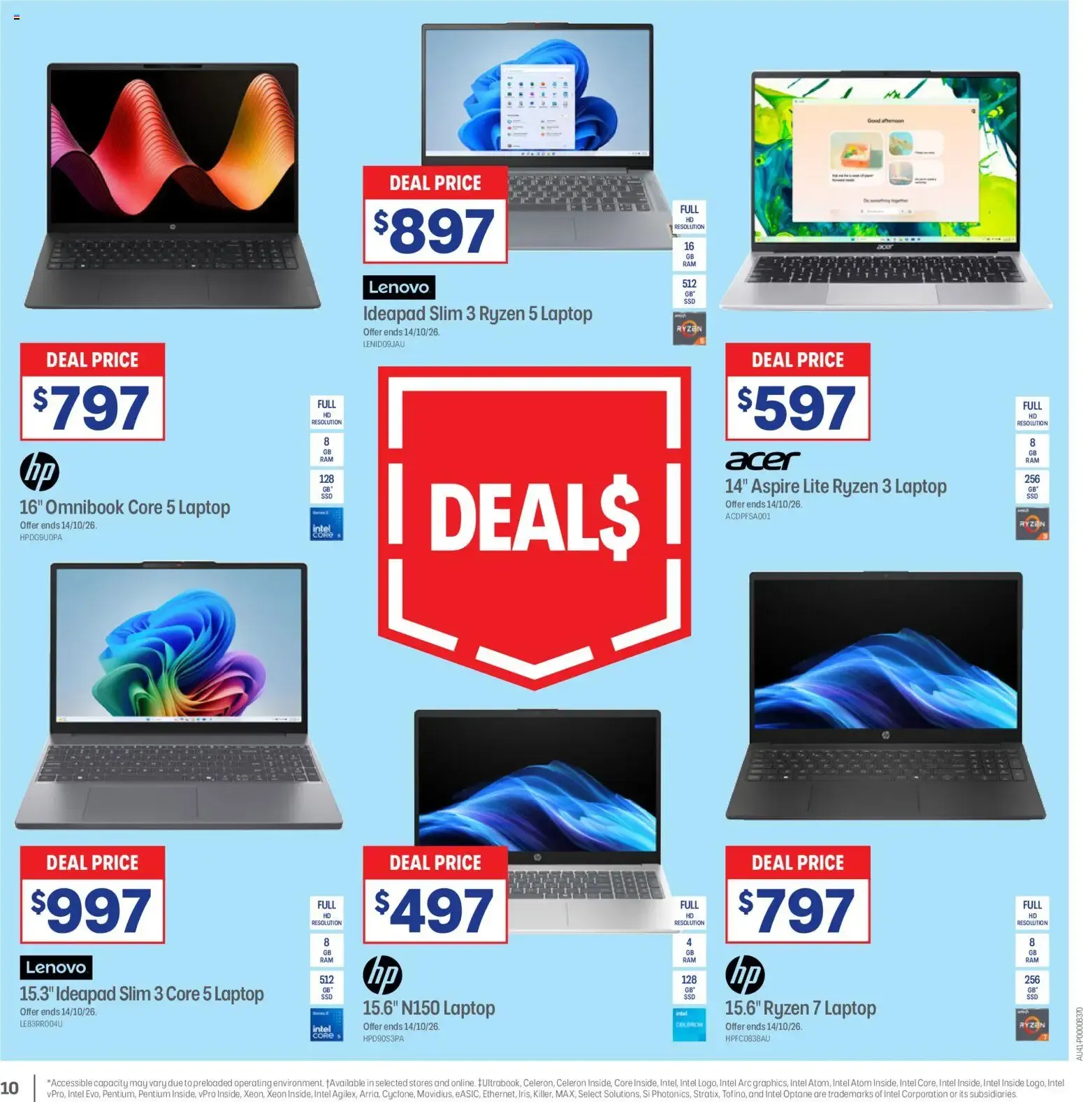 Officeworks catalogue - 01/10/2026 > weekly / monthly specials - Catalogue valid from 1 October to 14 October 2026 - page 10