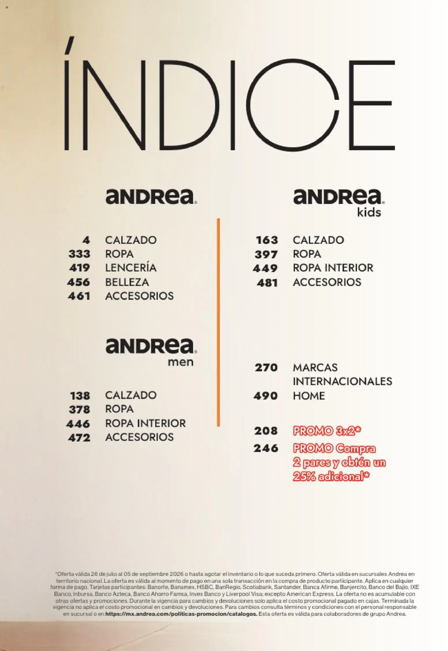 Catálogo de Andrea + Outlet - Moda Hot 26 de julio al 5 de septiembre 2026 - Pagina 3