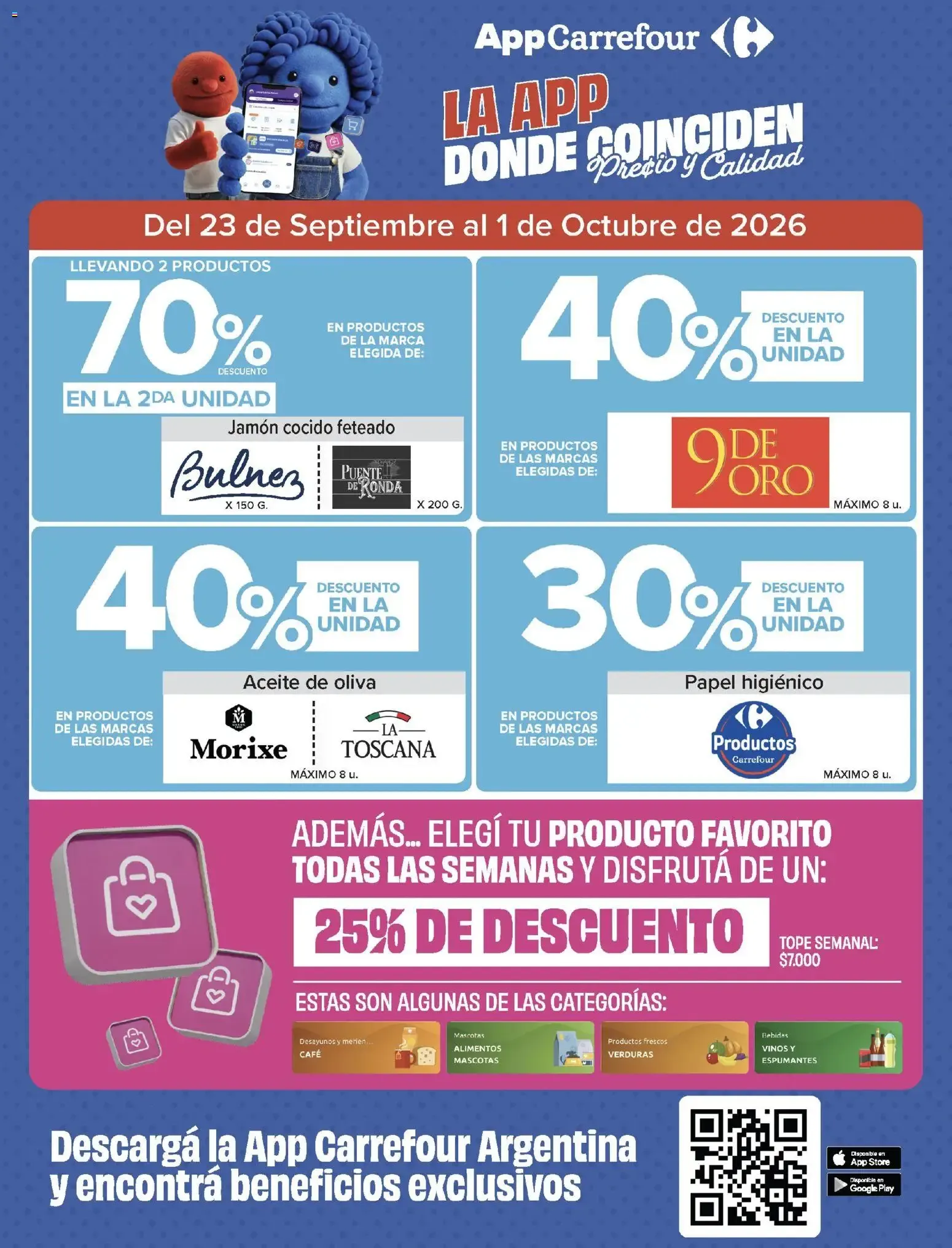 Ofertas de Carrefour - Carrefour Hiper Ofertas || del 23/09/2026 - 02/10/2026 || Promociones 23 de septiembre al 1 de octubre 2026 - Página 2 del catálogo