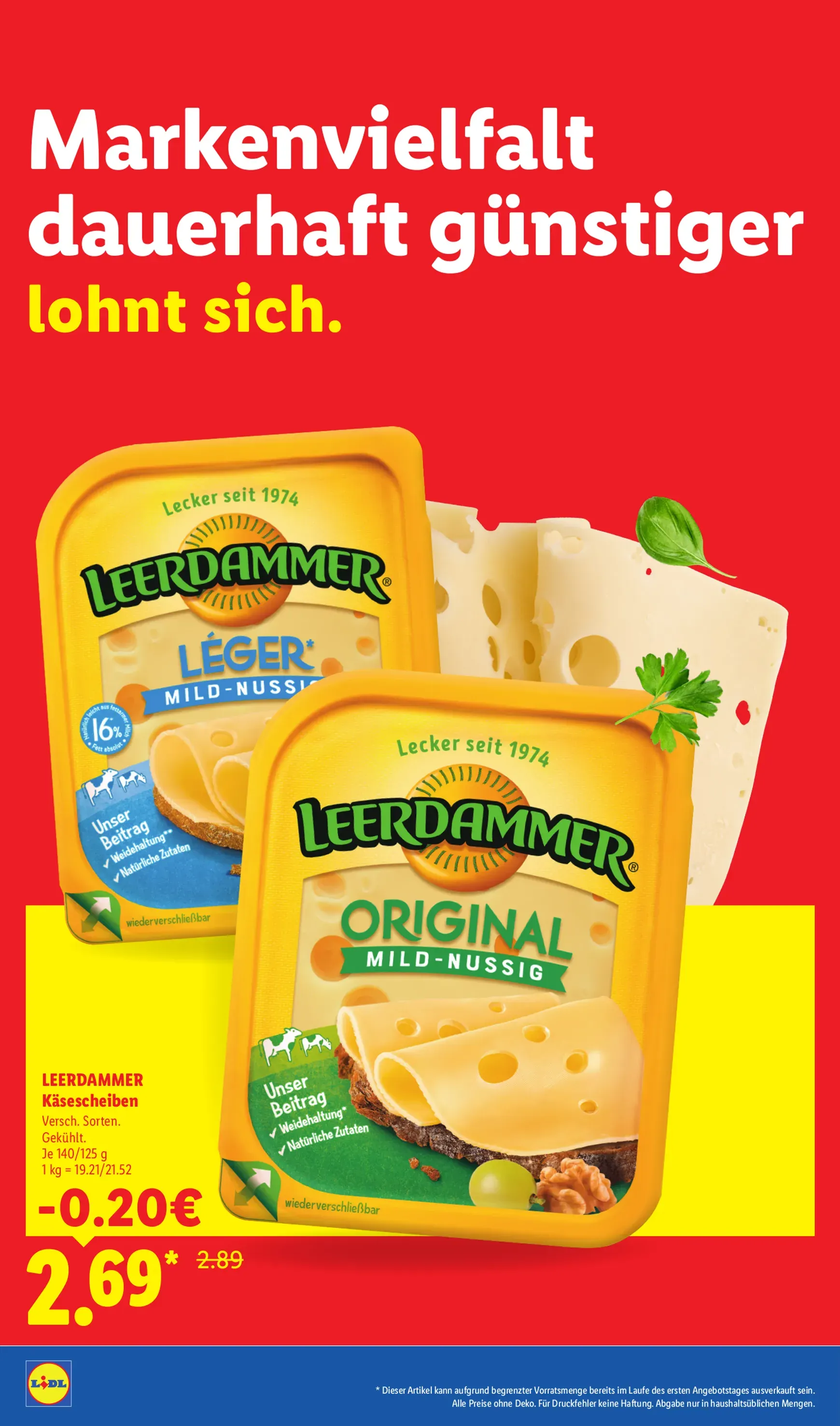 Lidl: Der Preisführer macht Deutschland dauerhaft günstiger! von 1. Juli bis 31. August 2026 - Prospekt seite 14