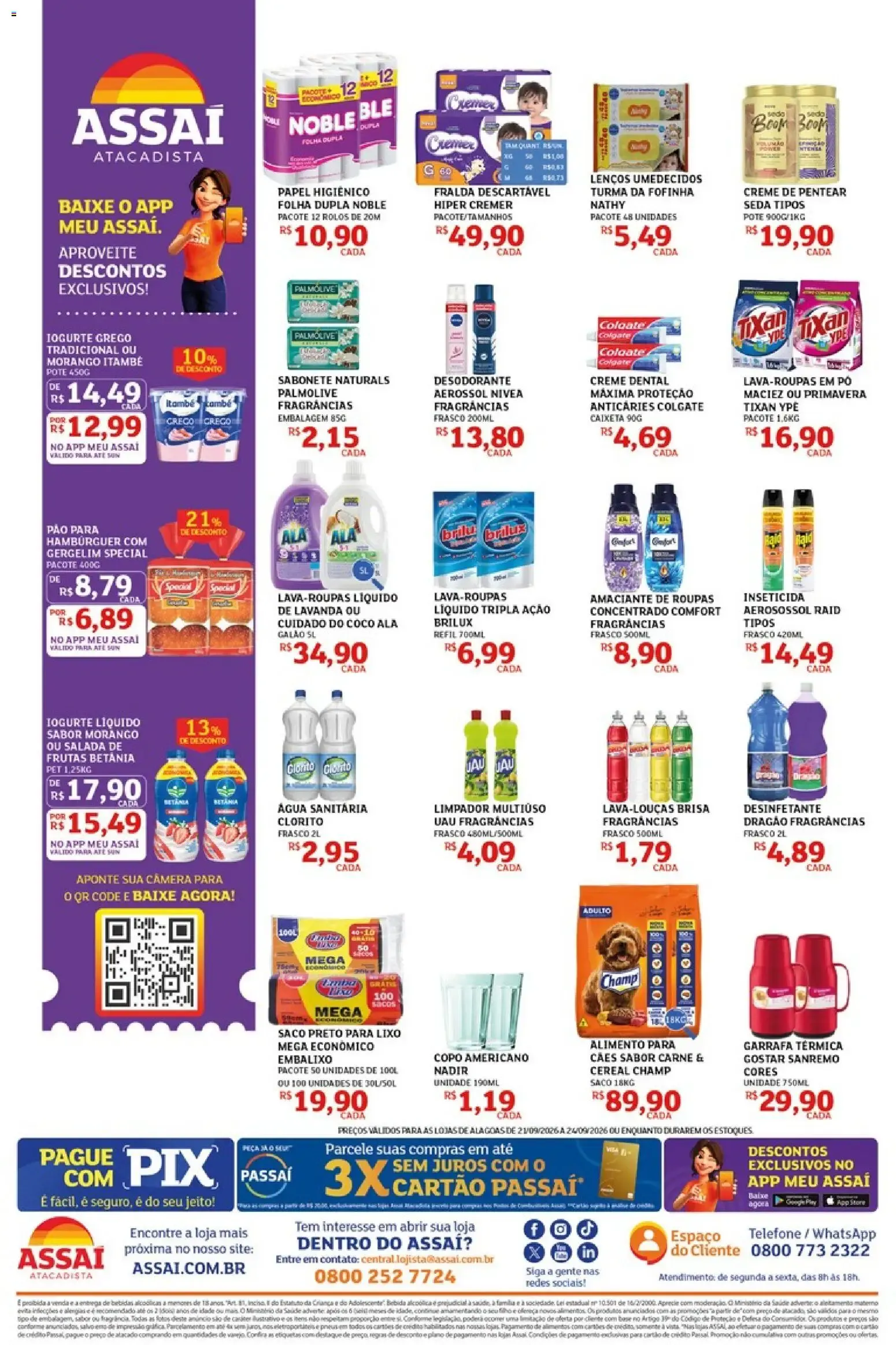Encarte de Assaí Atacadista ofertas - AL de 21/09/2026 | Promoções Online 21 de setembro até 24 de setembro 2026 - Pagina 2