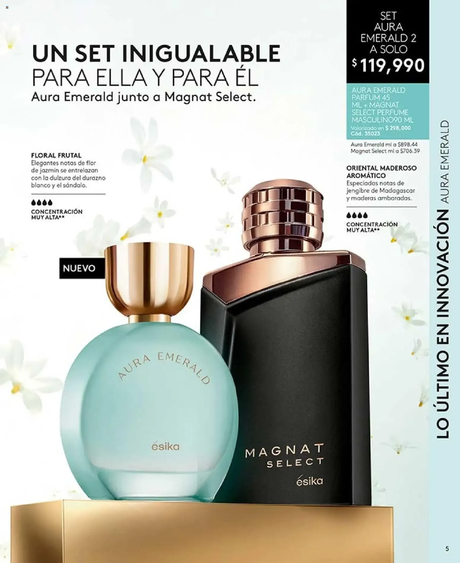 Catalogo de Esika Catálogo: Nuevo Perfume Aura Emerald C-12/2026 7 de agosto al 27 de agosto 2026 - Pag 5