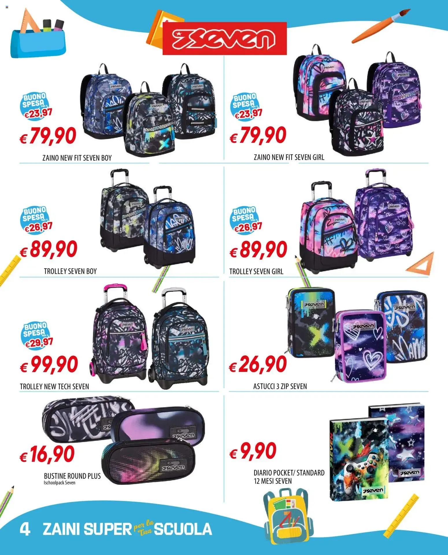 Nuovo Galassia volantino Scuola dal 23/07/2026 > offerte anteprima 🛍️ da 23 luglio a 13 settembre di 2026 - Pagina del volantino 4
