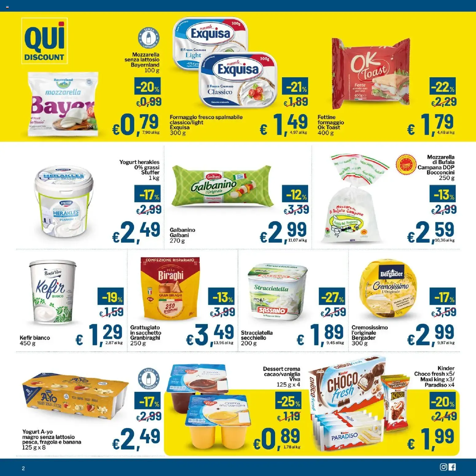 Qui Discount volantino dal 28/07/2026 - online Offerte da 28 luglio a 9 agosto di 2026 - Pagina del volantino 2