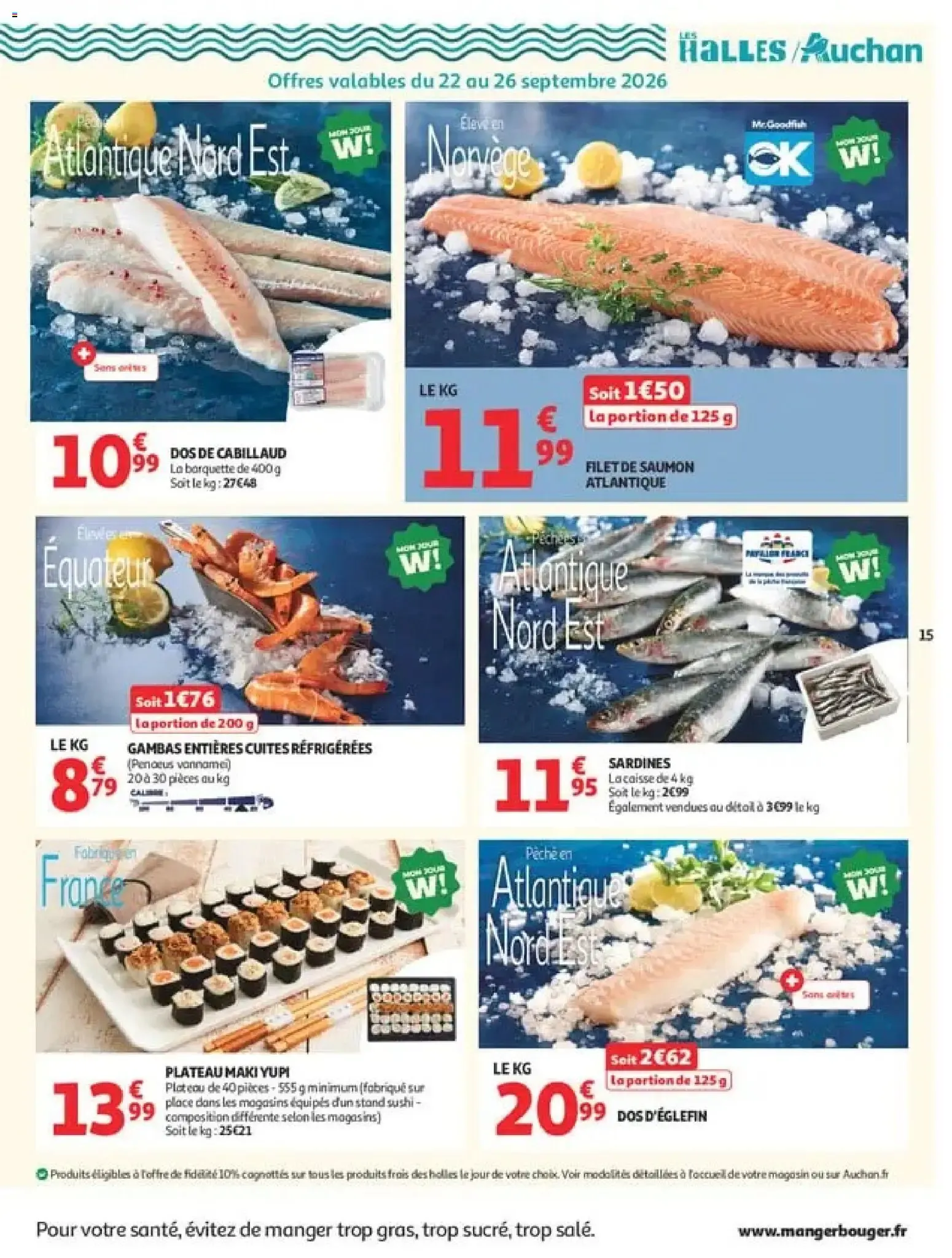 Auchan Saveurs d'Asie hypers à partir du 22/09/2026 - promo en ligne du 22 septembre au 4 octobre 2026 - Catalogue page 15