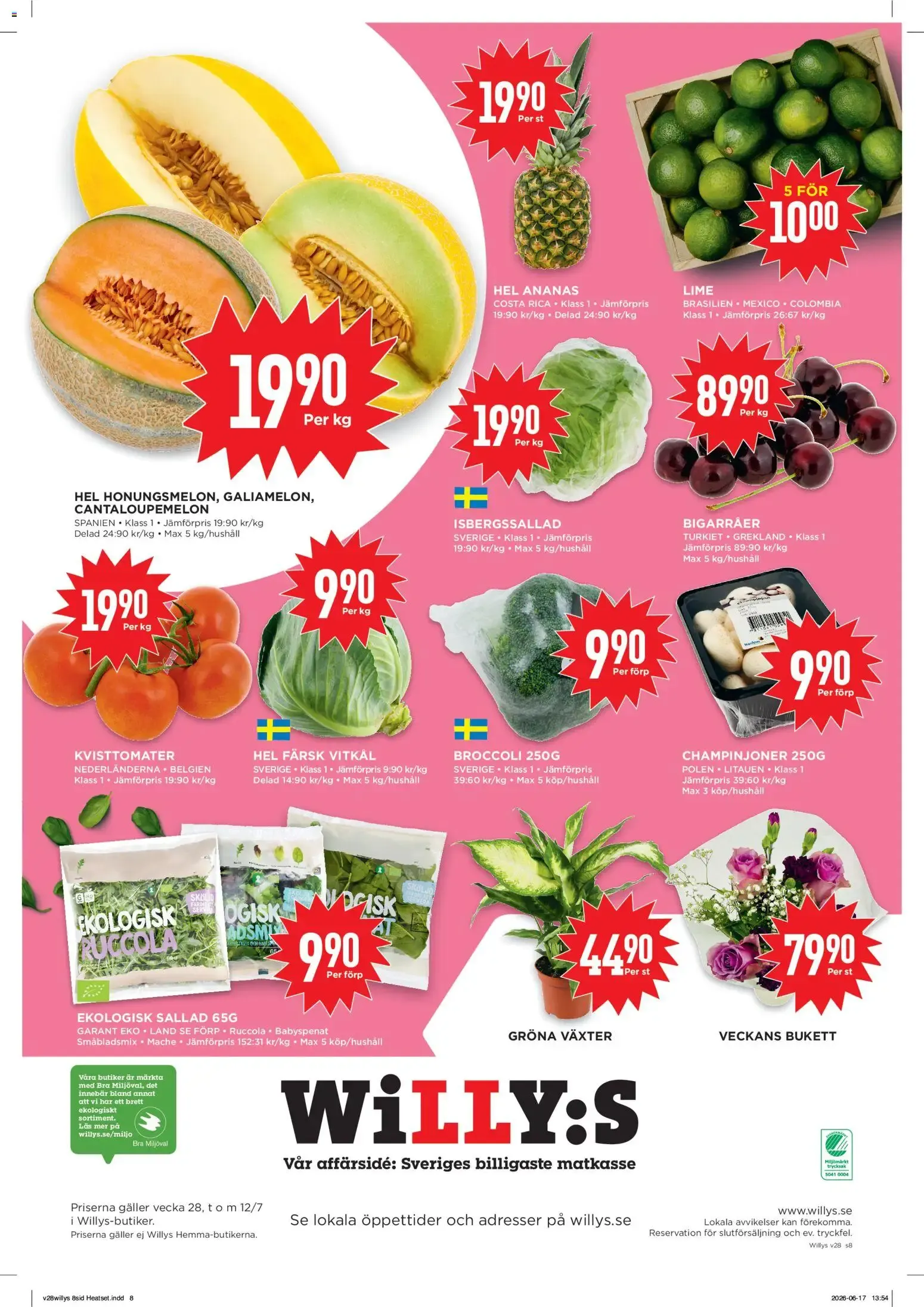Willys erbjudanden från 06/07/2026 - 12/07/2026 > Reklamblad nuvarande rabatter från 6 juli till 12 juli 2026 - Reklamblad sidor 8