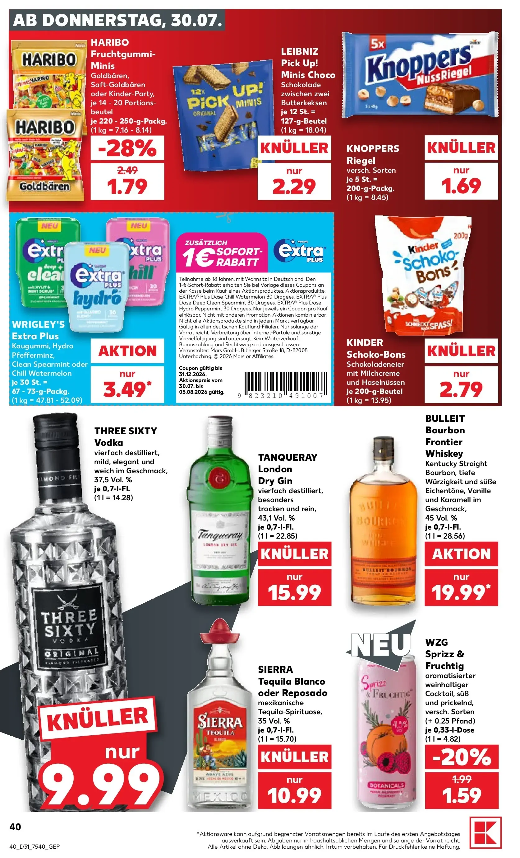 Prospekt Kaufland ab 30.07.2026 » Angebote Online zum Blättern von 30. Juli bis 5. August 2026 - Prospekt seite 40