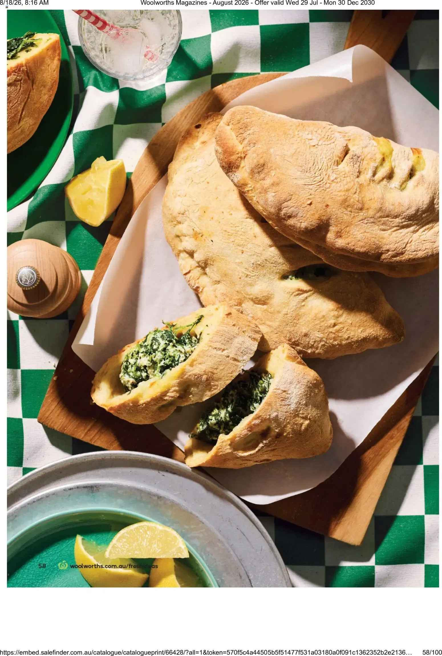 Woolworths Fresh Ideas - August 2026 - Catalogue valid from 29 July to 30 December 2030 - page 58