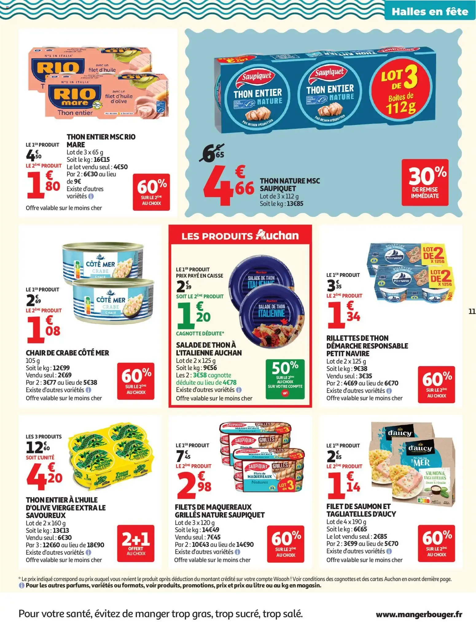 Auchan - Tous dans le match, pros des bons plans du 2 juin au 13 juin 2026 - Catalogue page 11