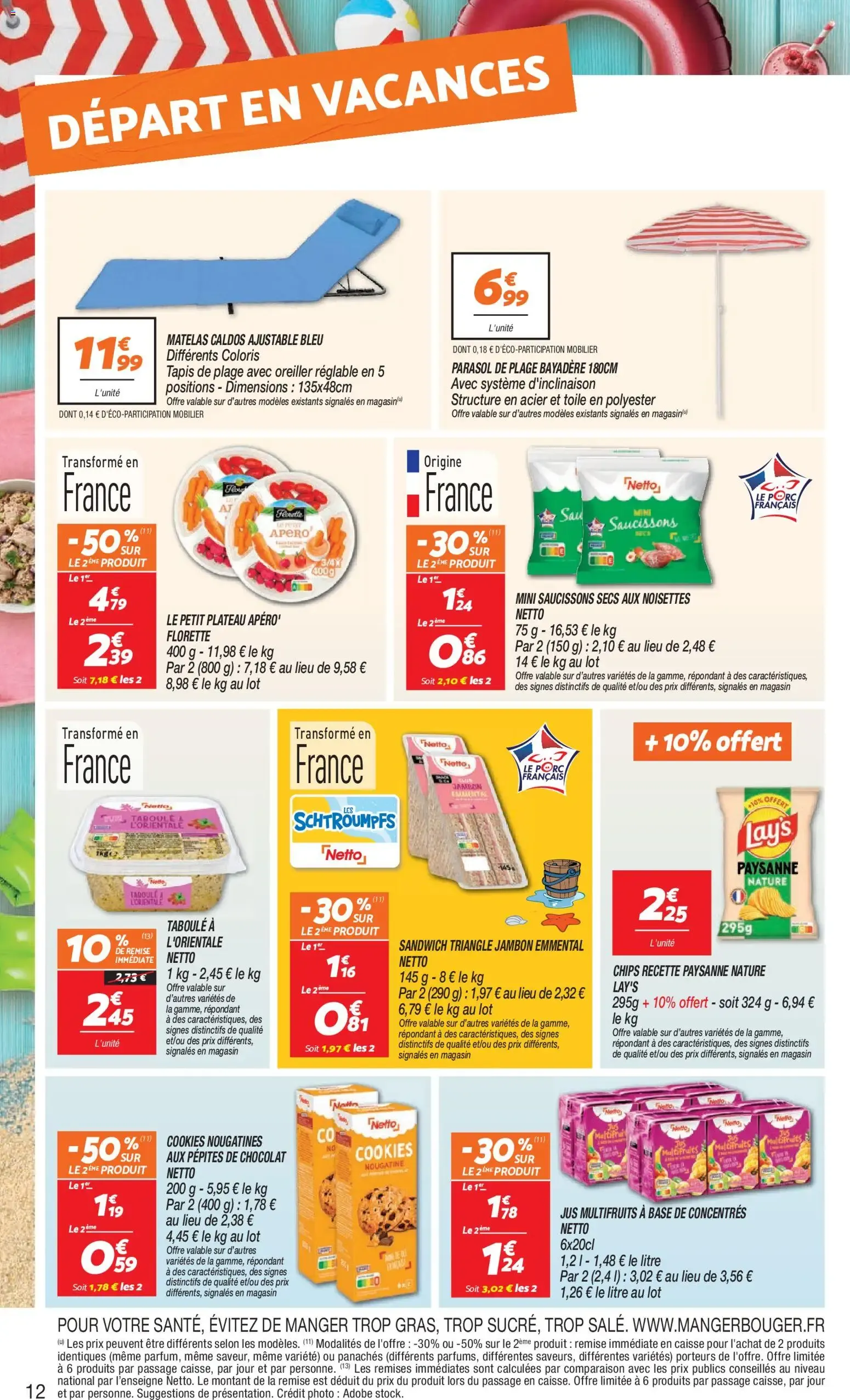 Netto Rendez-vous prix bas à partir du 07/07/2026 - promo en ligne du 7 juillet au 20 juillet 2026 - Catalogue page 12