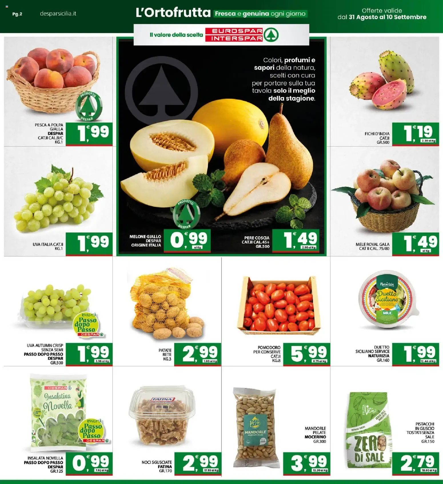 Eurospar Interspar - La Spesa Conveniente da 31 agosto a 10 settembre di 2026 - Pagina del volantino 2