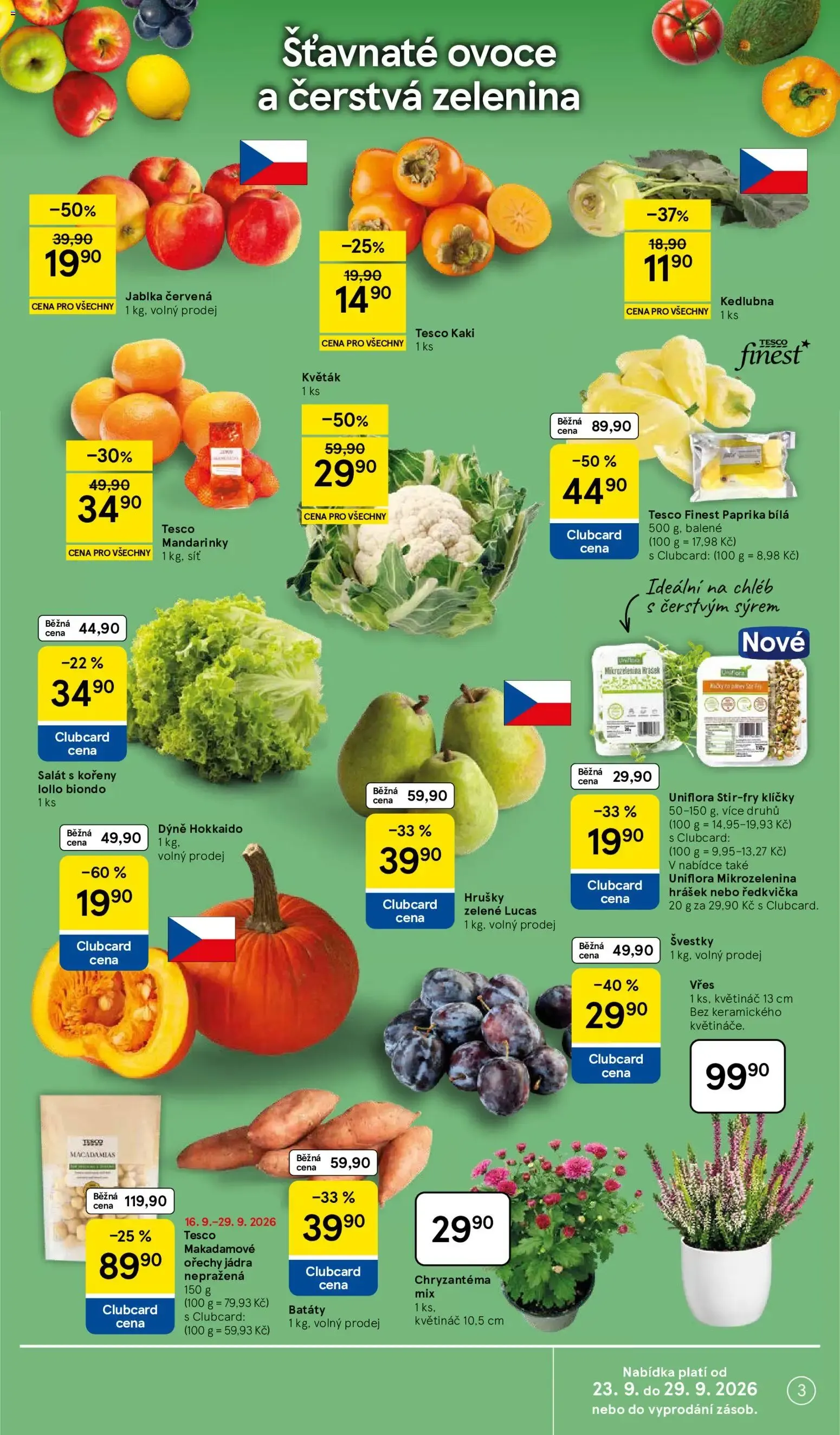 Tesco: Naše nejlepší nabídky týdne - 23. září 29. září 2026 - Page 3