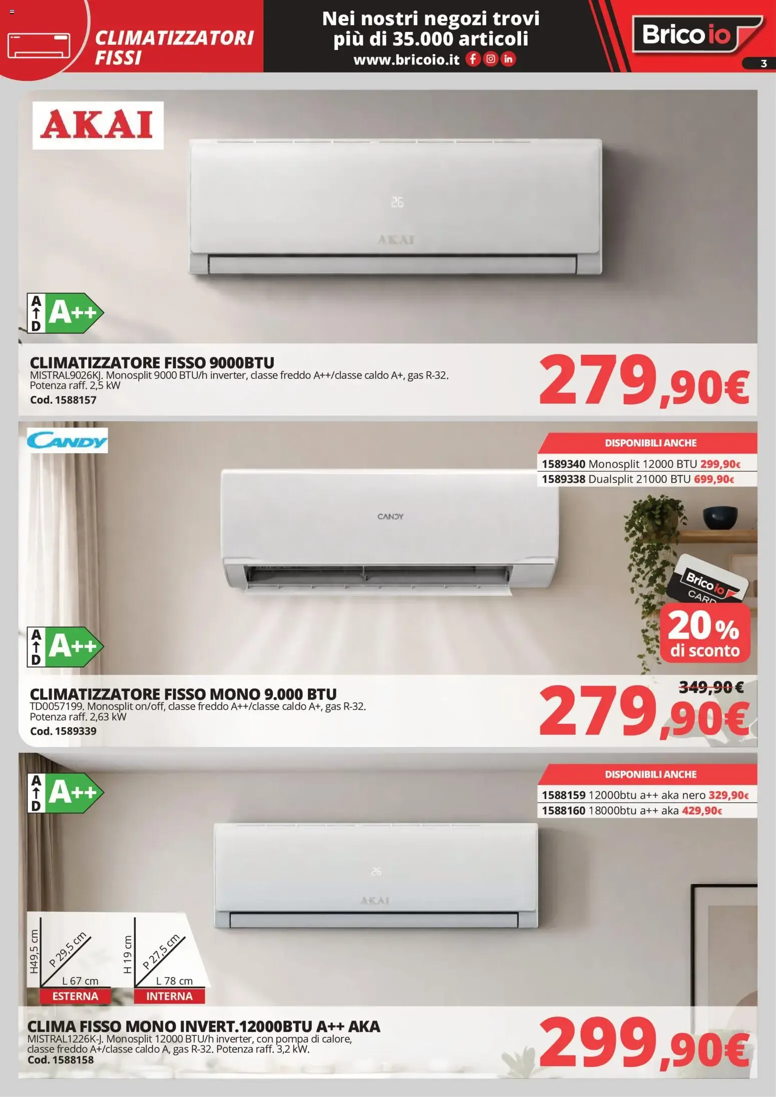 Nuovo Brico io volantino Refrigerazione dal 28/05/2026 > offerte anteprima 🛍️ da 28 maggio a 6 settembre di 2026 - Pagina del volantino 3