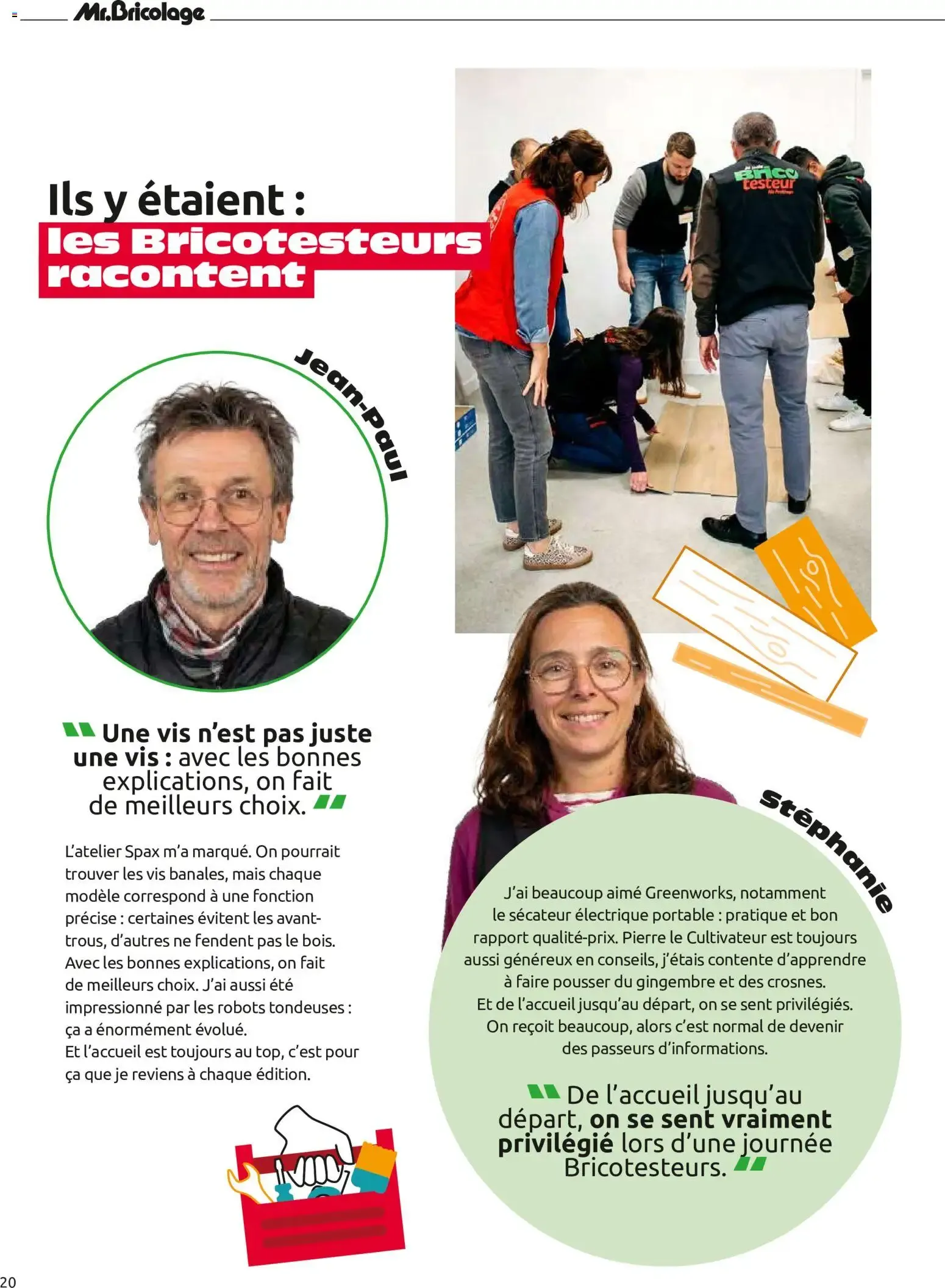 Entre VOISINS... LE MAGAZINE DU "FAIRE ENSEMBLE" du 3 juillet au 16 septembre 2026 - Catalogue page 20
