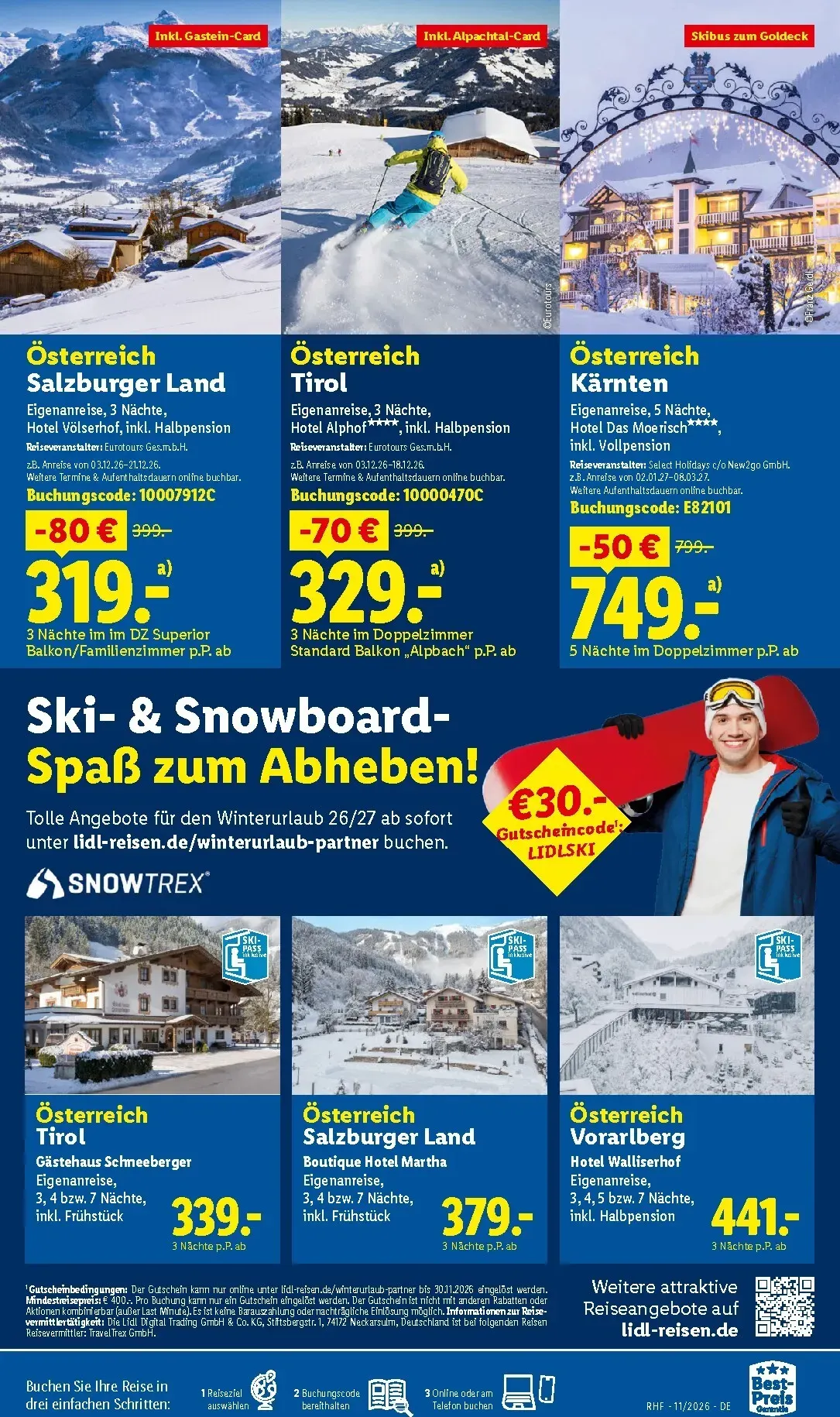 Lidl - Reise-Highlights Prospekt – von Mittwoch 28.10.2026 bis Montag 30.11.2026 von 28. Oktober bis 30. November 2026 - Prospekt seite 5