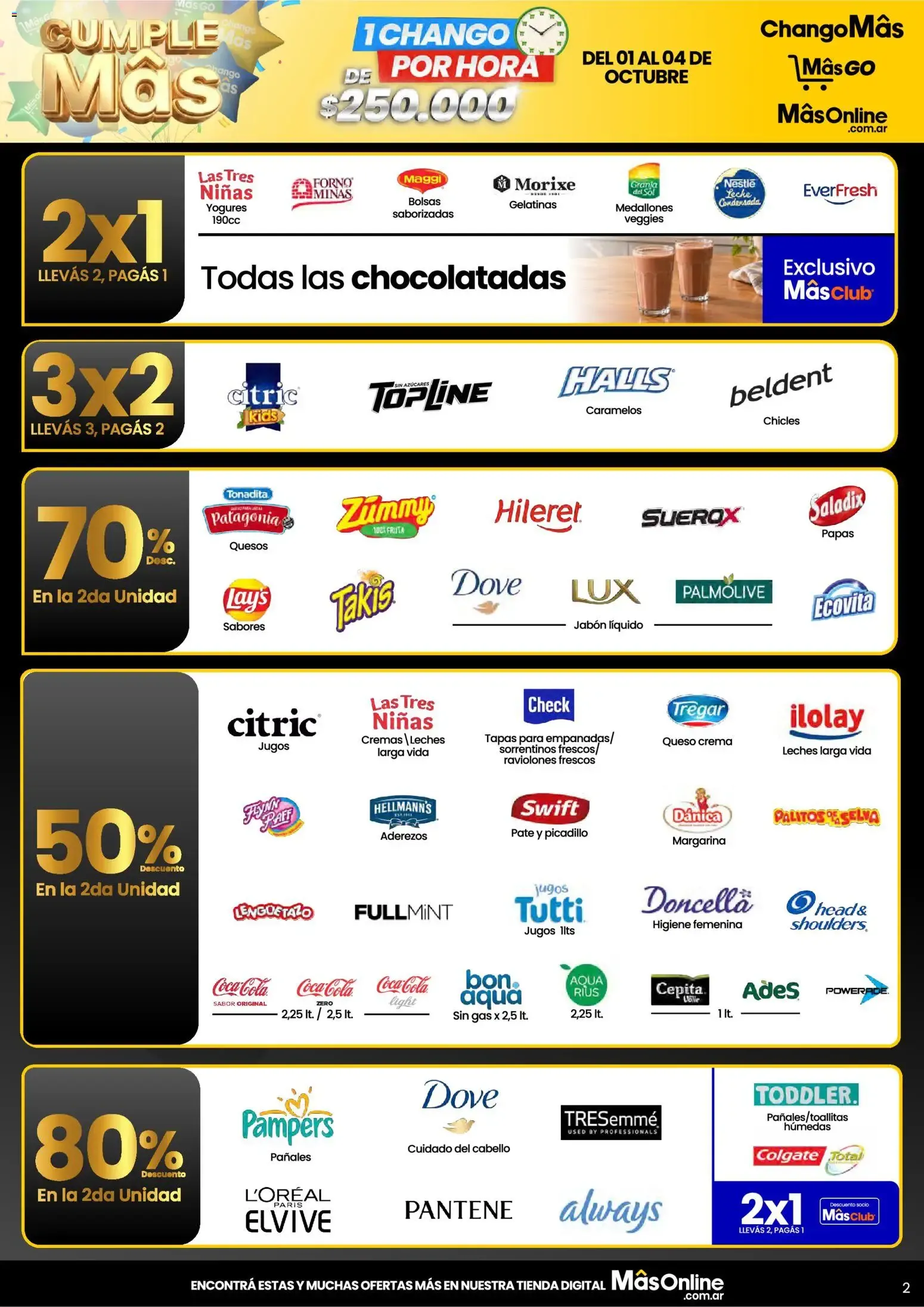 Ofertas de Changomas - Promos del finde || del 01/10/2026 - 04/10/2026 || Catálogo 1 de octubre al 4 de octubre 2026 - Página 2 del catálogo