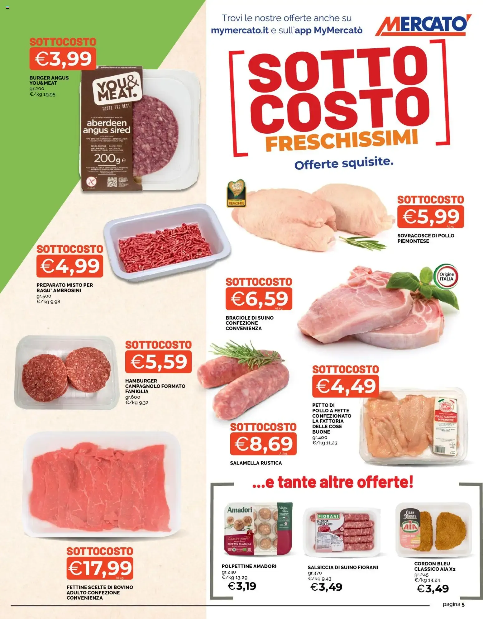 Mercatò volantino dal 03/08/2026 - online Offerte da 3 agosto a 12 agosto di 2026 - Pagina del volantino 5
