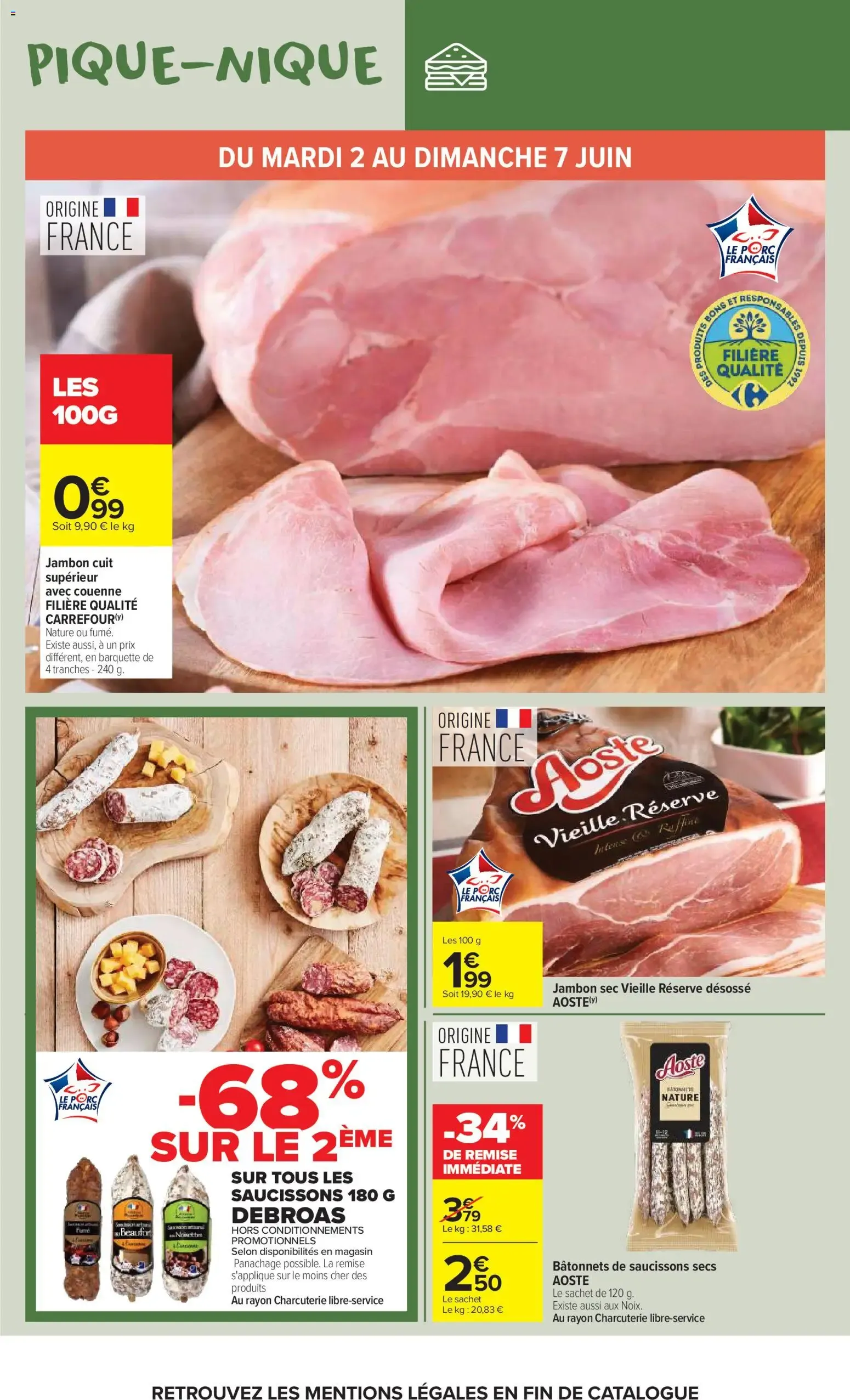Carrefour Market Spécial supporters à partir du 02/06/2026 - promo en ligne du 2 juin au 14 juin 2026 - Catalogue page 9