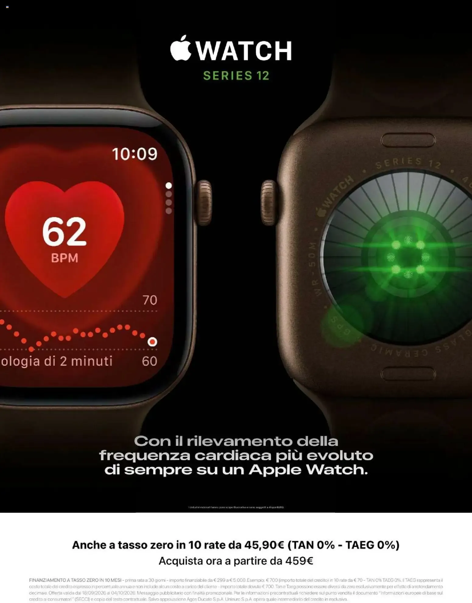 Nuovo Unieuro volantino Apple dal 18/09/2026 > offerte anteprima 🛍️ da 18 settembre a 24 settembre di 2026 - Pagina del volantino 9