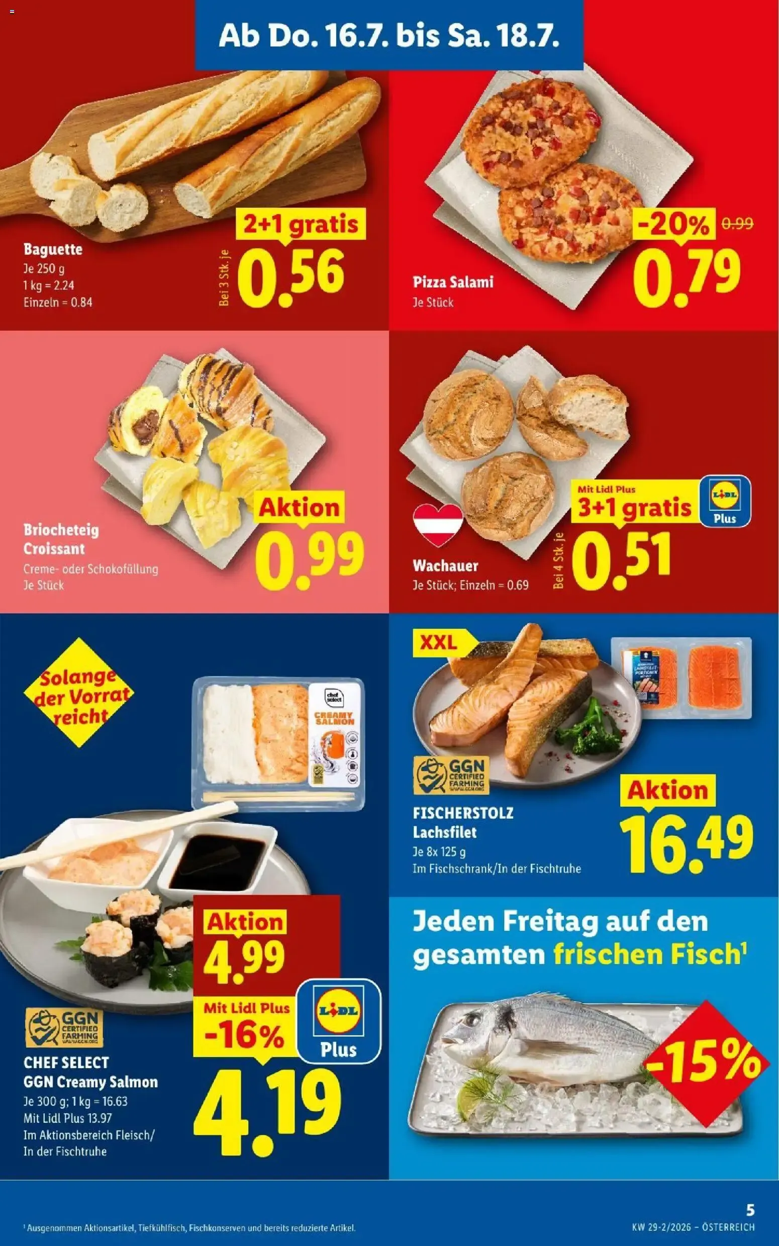 Lidl - Flugblatt ab 16.07.2026 - Angebote ab donnerstag von 16. Juli bis 18. Juli 2026 - Flugblätt seite 7