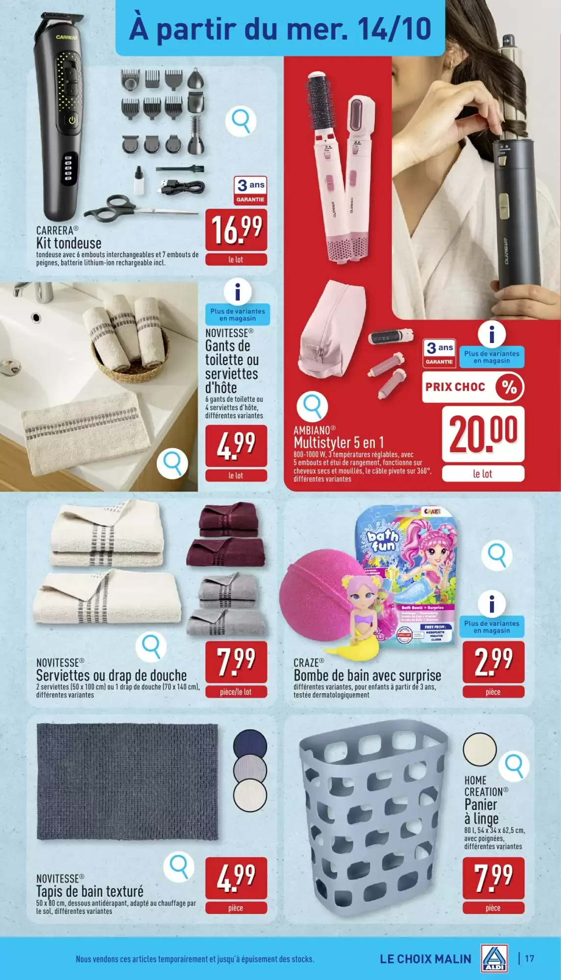 ALDI LE CHOIX MALIN van 12 oktober tot 17 oktober 2026 - folder pagina 17