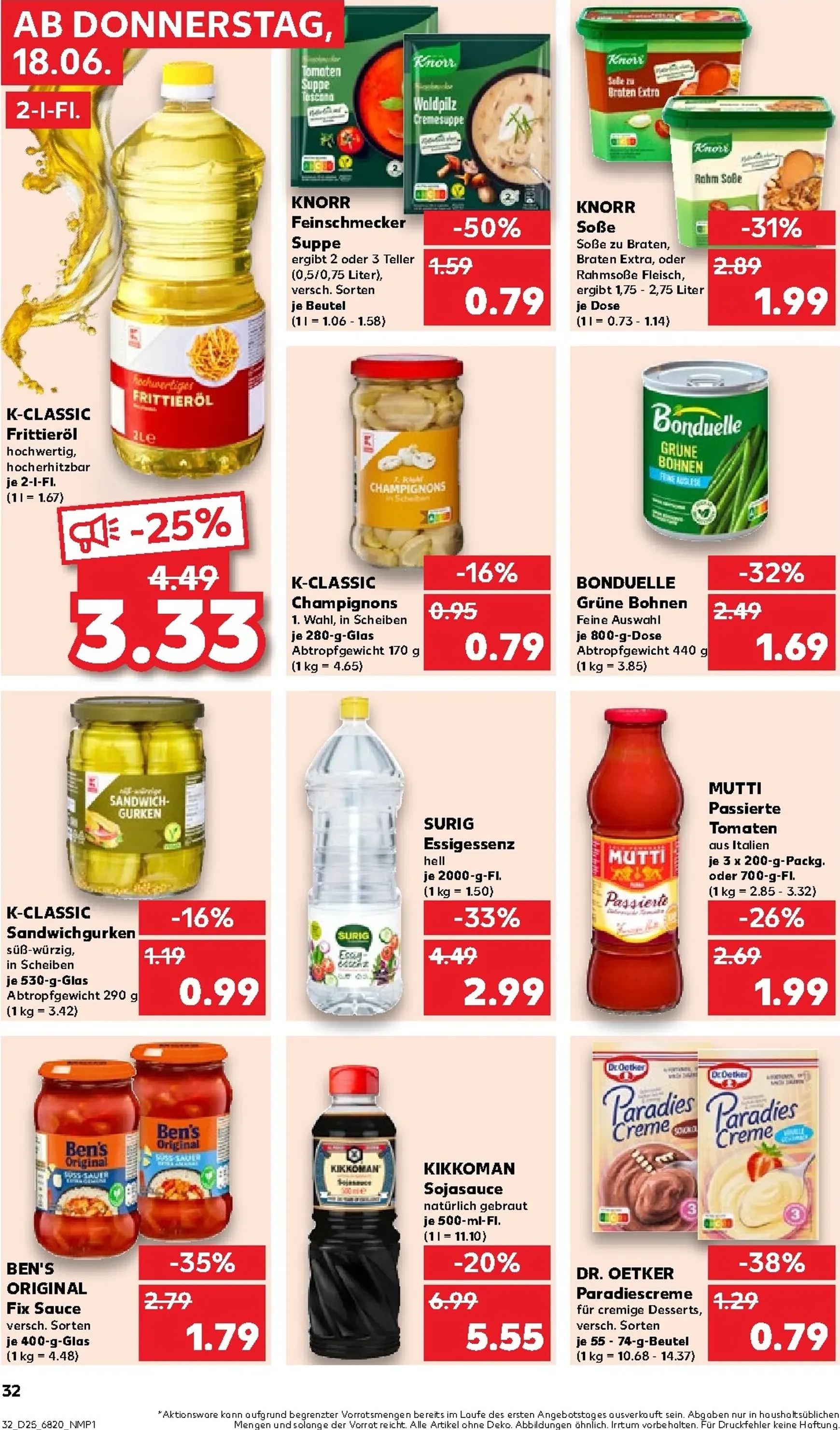 Kaufland Prospekt – von Donnerstag 18.06.2026 bis Mittwoch 24.06.2026 von 18. Juni bis 24. Juni 2026 - Prospekt seite 33