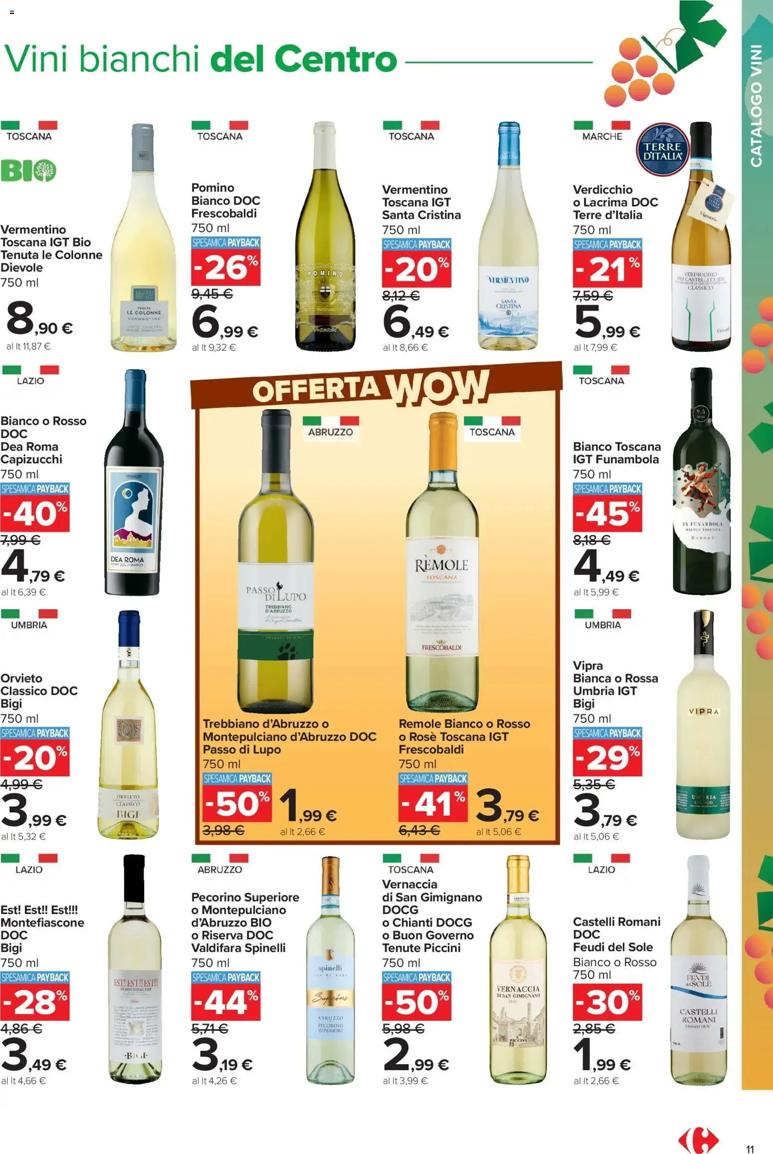 Carrefour market CATALOGO VINI DALLA TERRA AL CALICE da 5 ottobre a 8 novembre di 2026 - Pagina del volantino 11