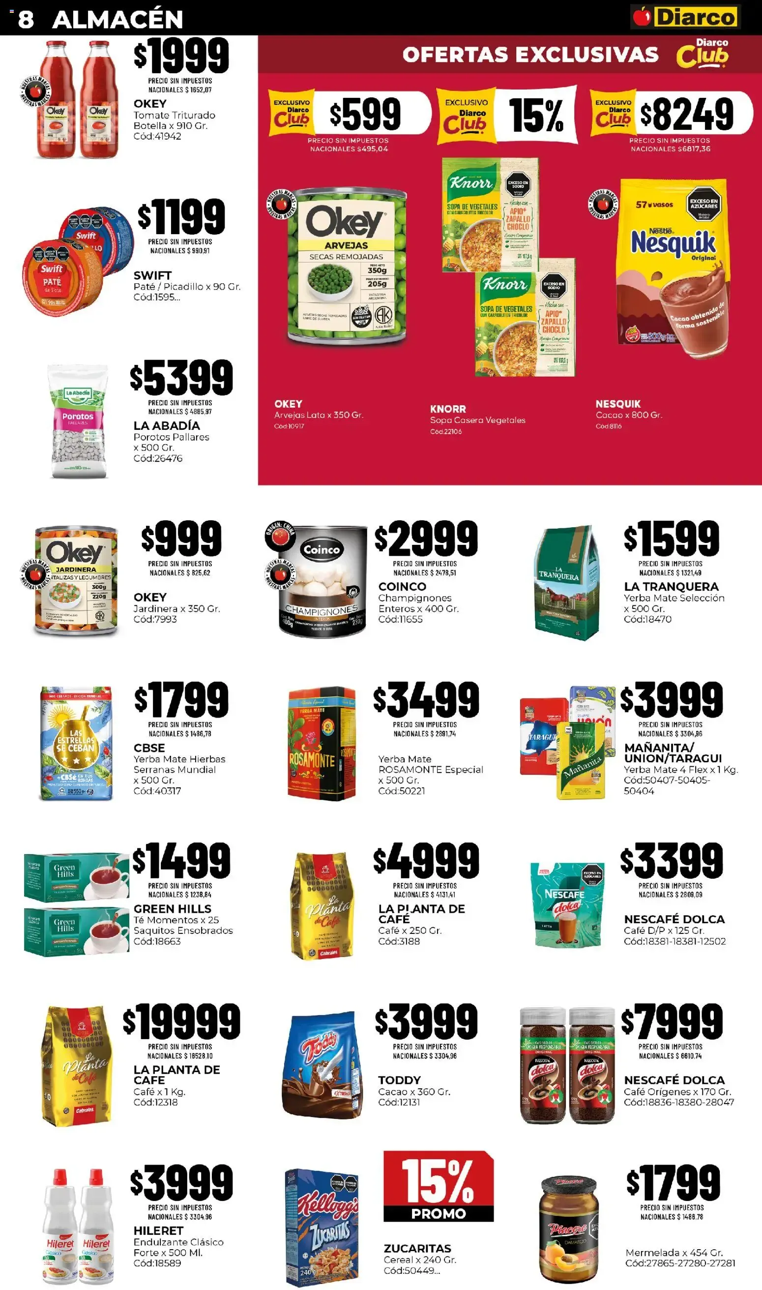 Ofertas de Diarco 10 de agosto al 14 de agosto 2026 - Página 8 del catálogo