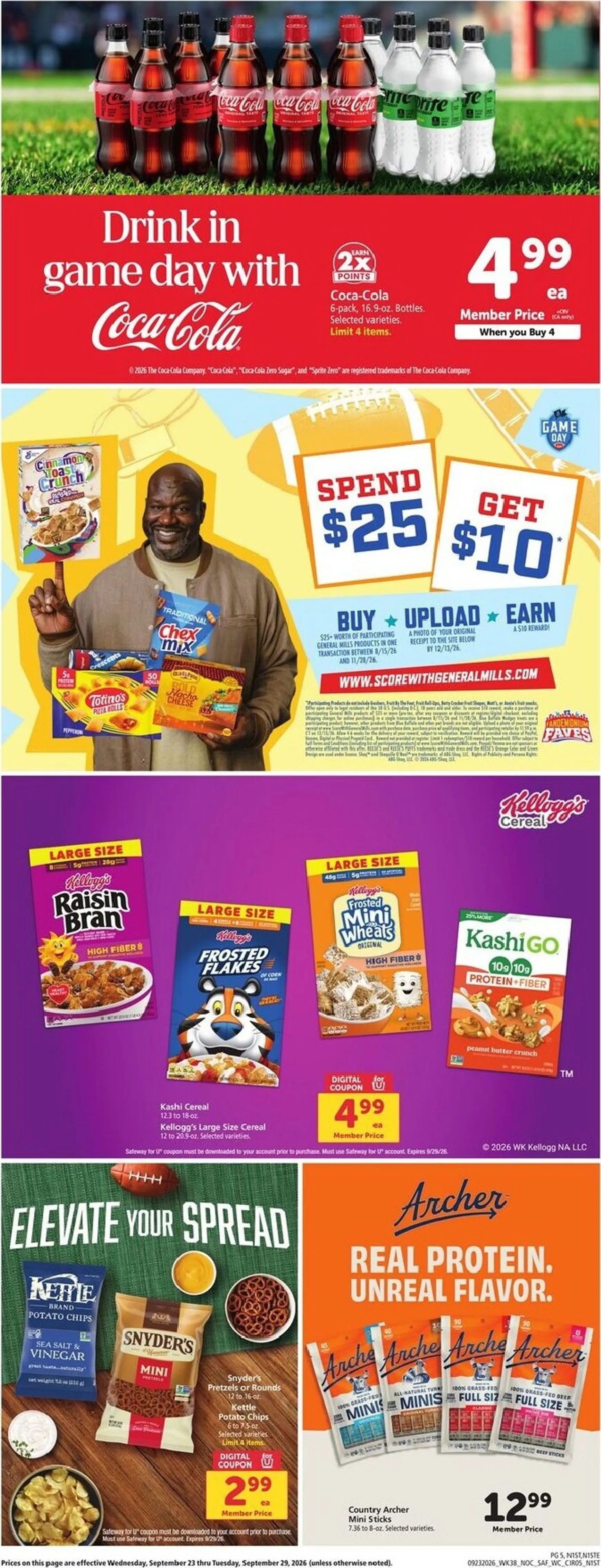 Weekly ad Current Safeway leaflet valid from Wednesday 09/23/2026 to Tuesday 09/29/2026 from September 23 to September 29 2026 - Page 5