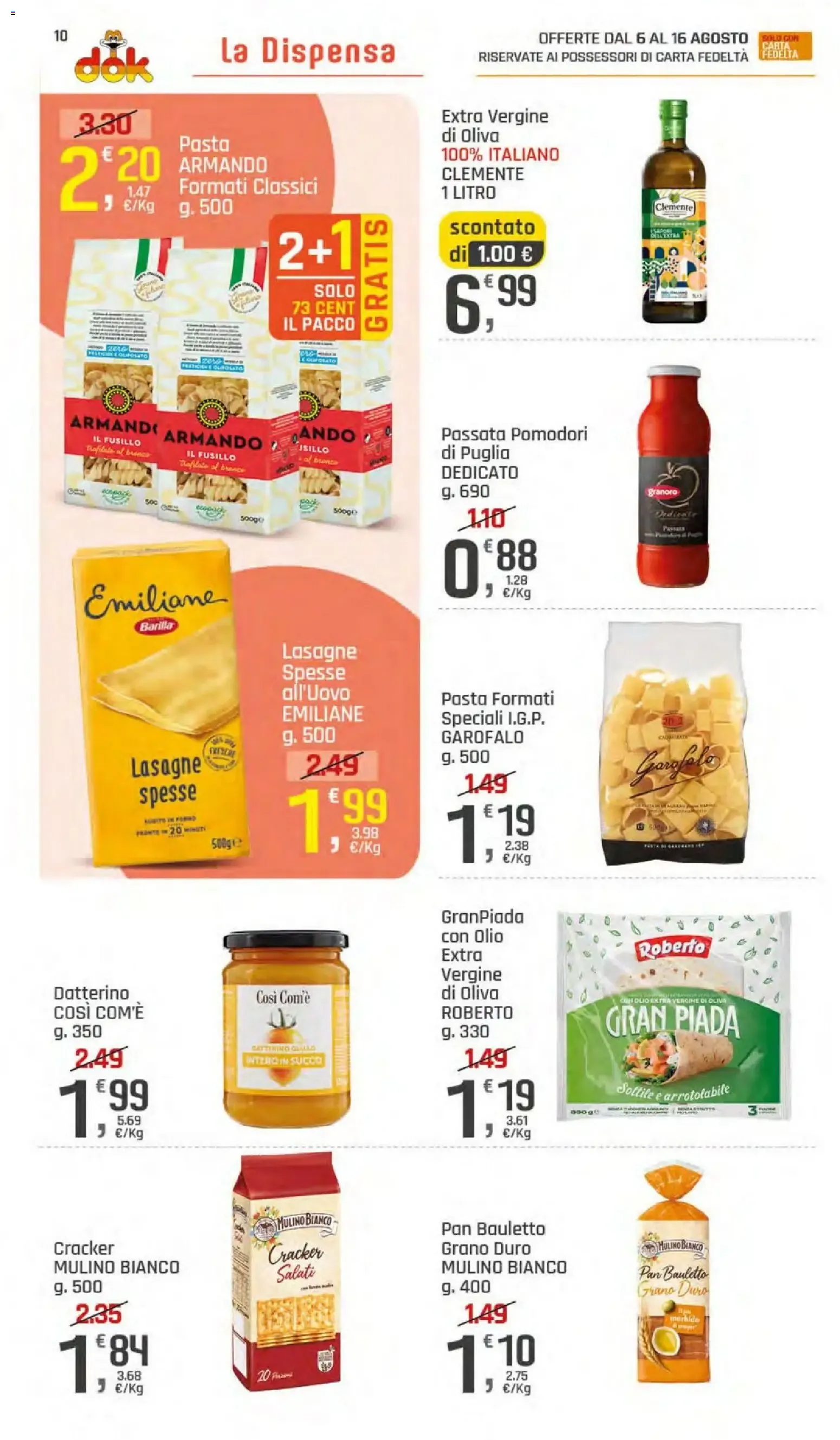 Nuovo DOK volantino dal 06/08/2026 > offerte anteprima 🛍️ da 6 agosto a 16 agosto di 2026 - Pagina del volantino 10