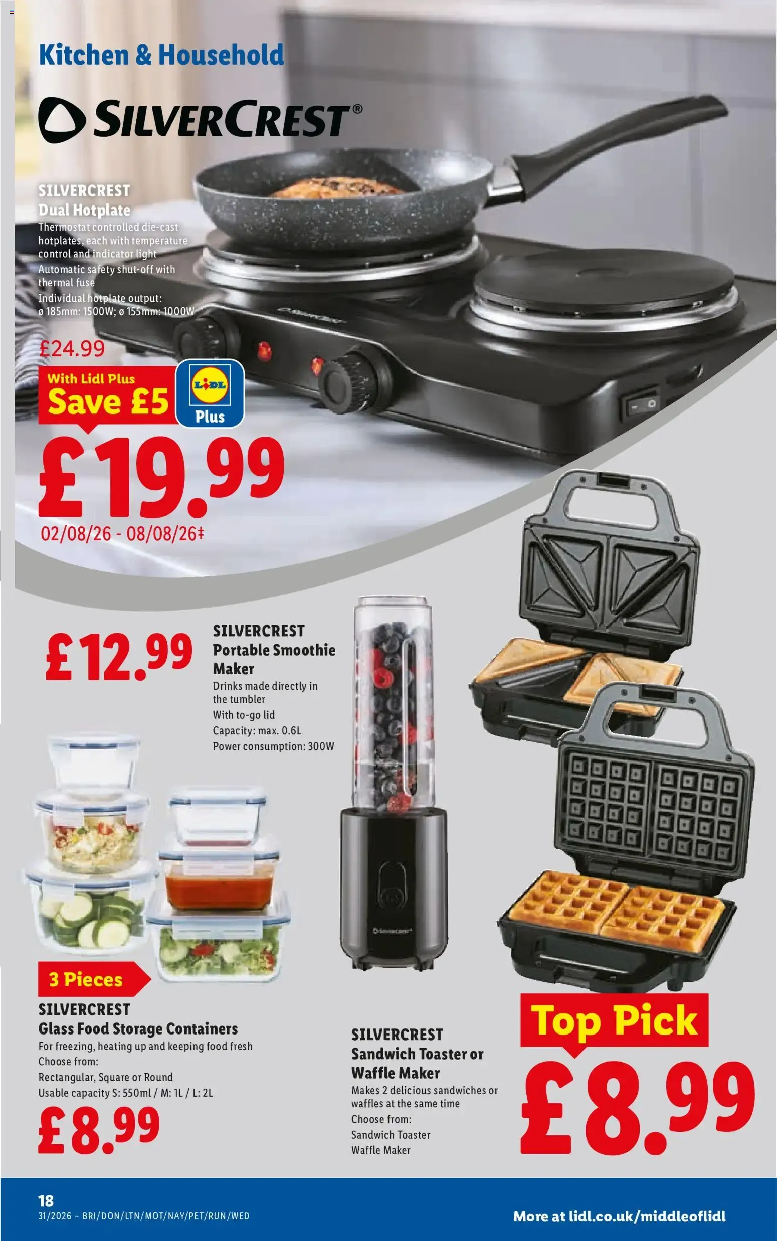 Lidl Weekly Offers from 30 July to 19 August 2026 - Catalogue Page 20