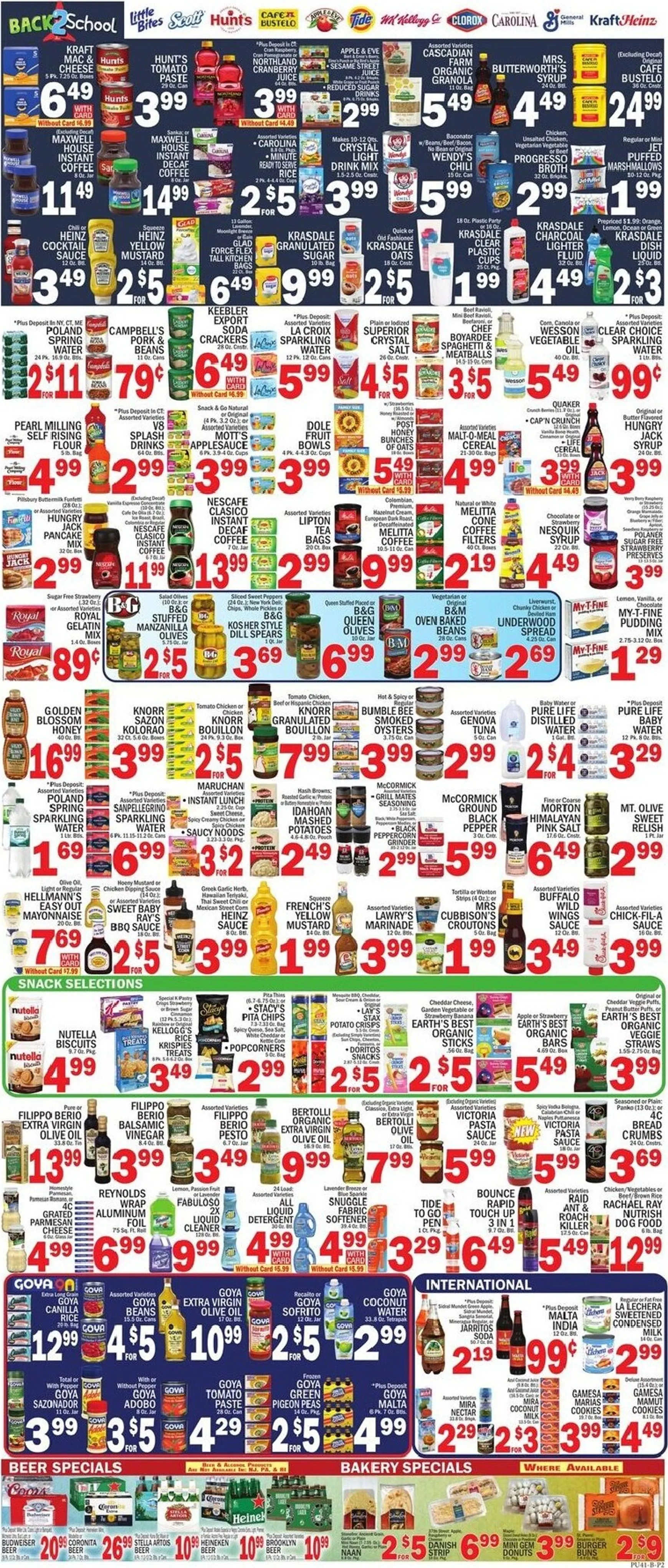 Weekly ad Current CTown leaflet valid from Friday 08/28/2026 to Thursday 09/03/2026 from August 28 to September 3 2026 - Page 2