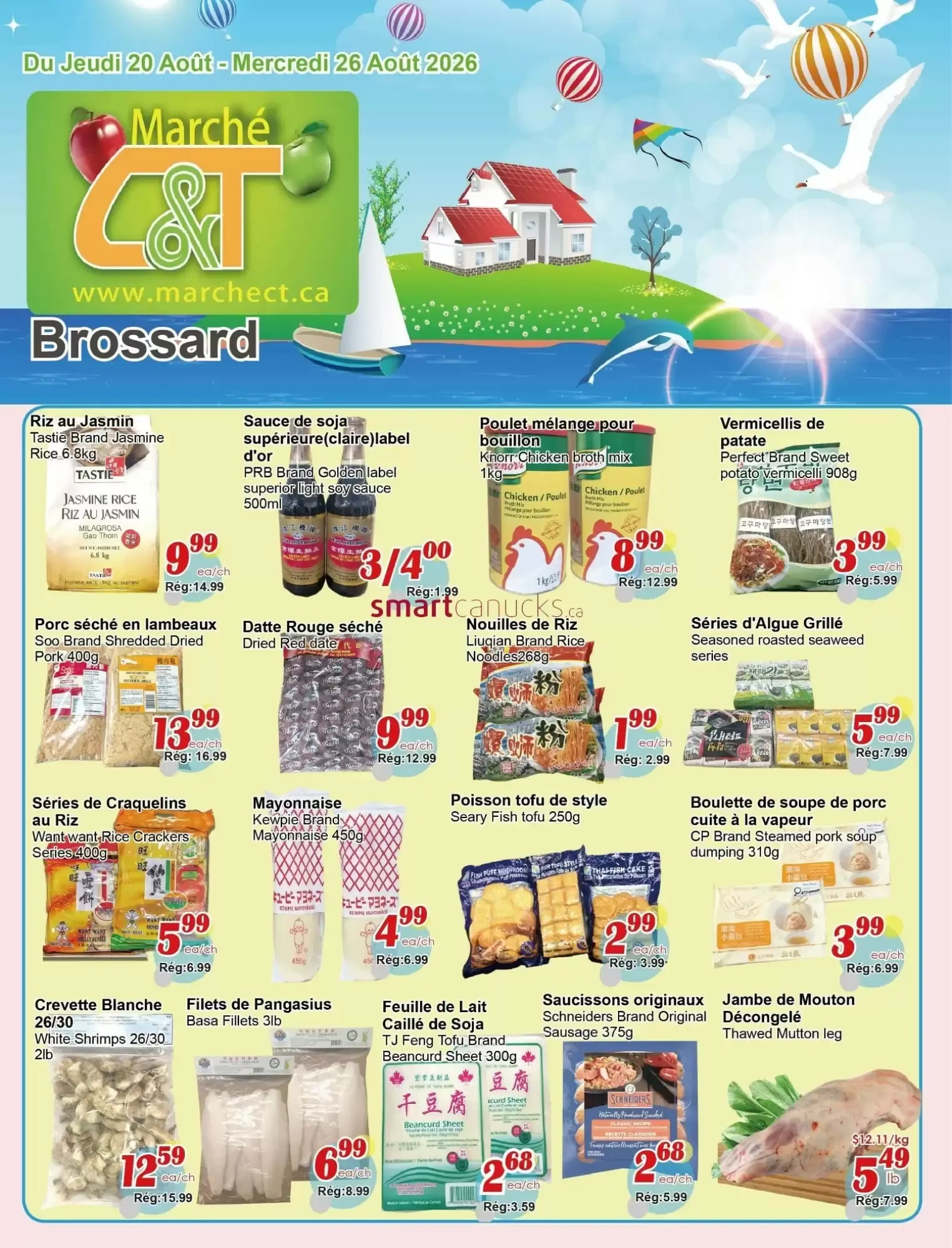 Marché C&T Brossard from August 20 to August 26 2026 - flyer page 1