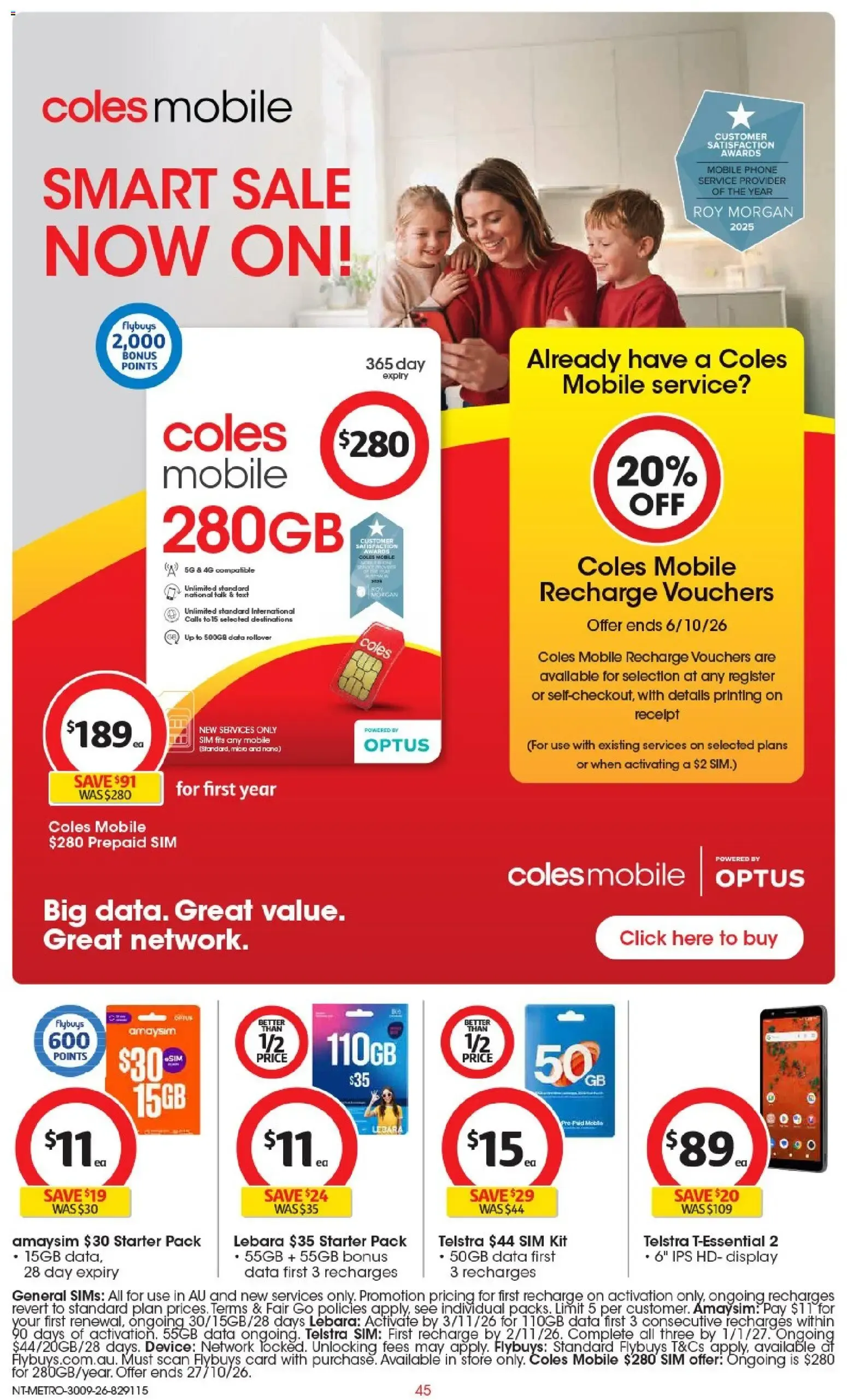 Coles catalogue valid from 30/09/2026 > Online Australia - Catalogue valid from 30 September to 6 October 2026 - page 45