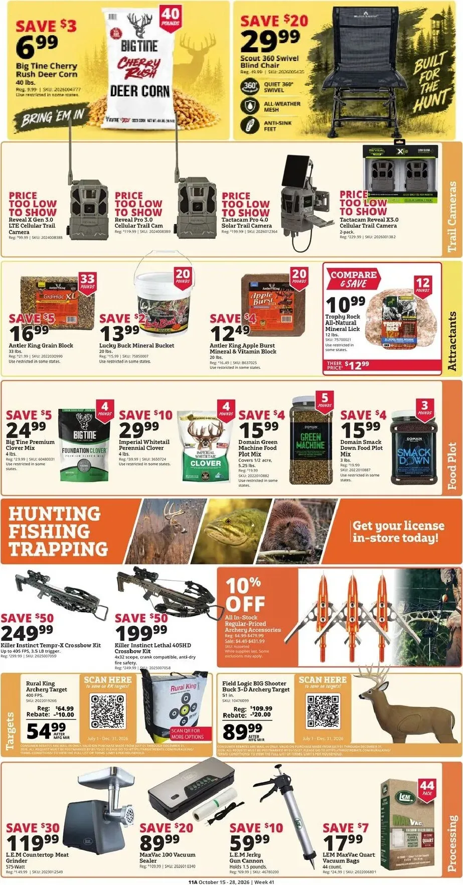 Weekly ad Current Rural King - Pet-O-Ween leaflet valid from Thursday 10/15/2026 to Wednesday 10/28/2026 from October 15 to October 28 2026 - Page 11