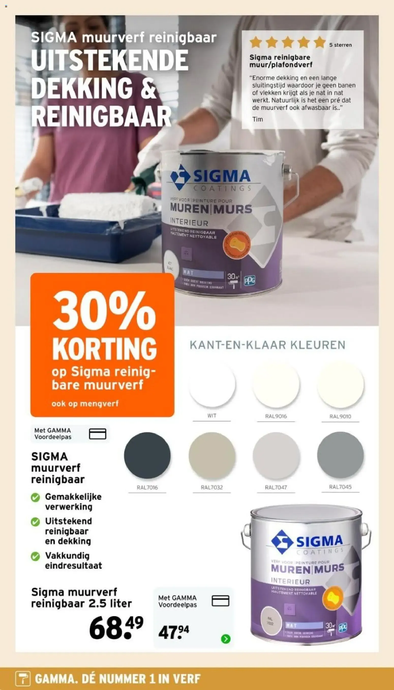 GAMMA: 6 WEKEN LANG DE BESTE VERFDEALS van 13 juli tot 23 augustus 2026 - Folder pagina 12