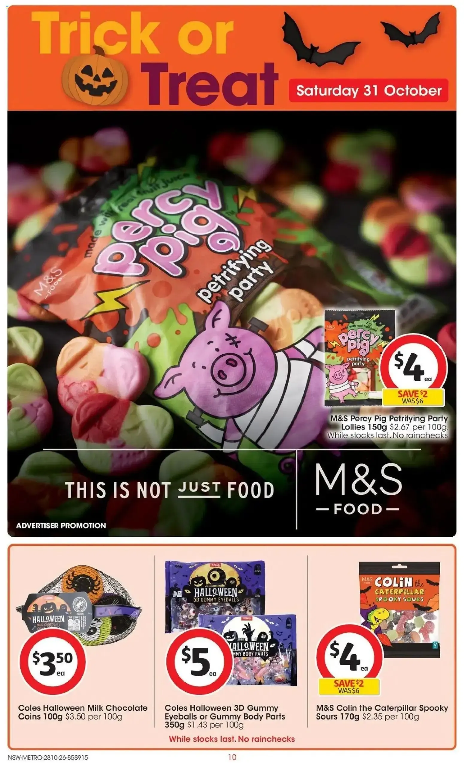 Coles Halloween 👻 catalogue from 28/10/2026 - Catalogue valid from 28 October to 3 November 2026 - page 10