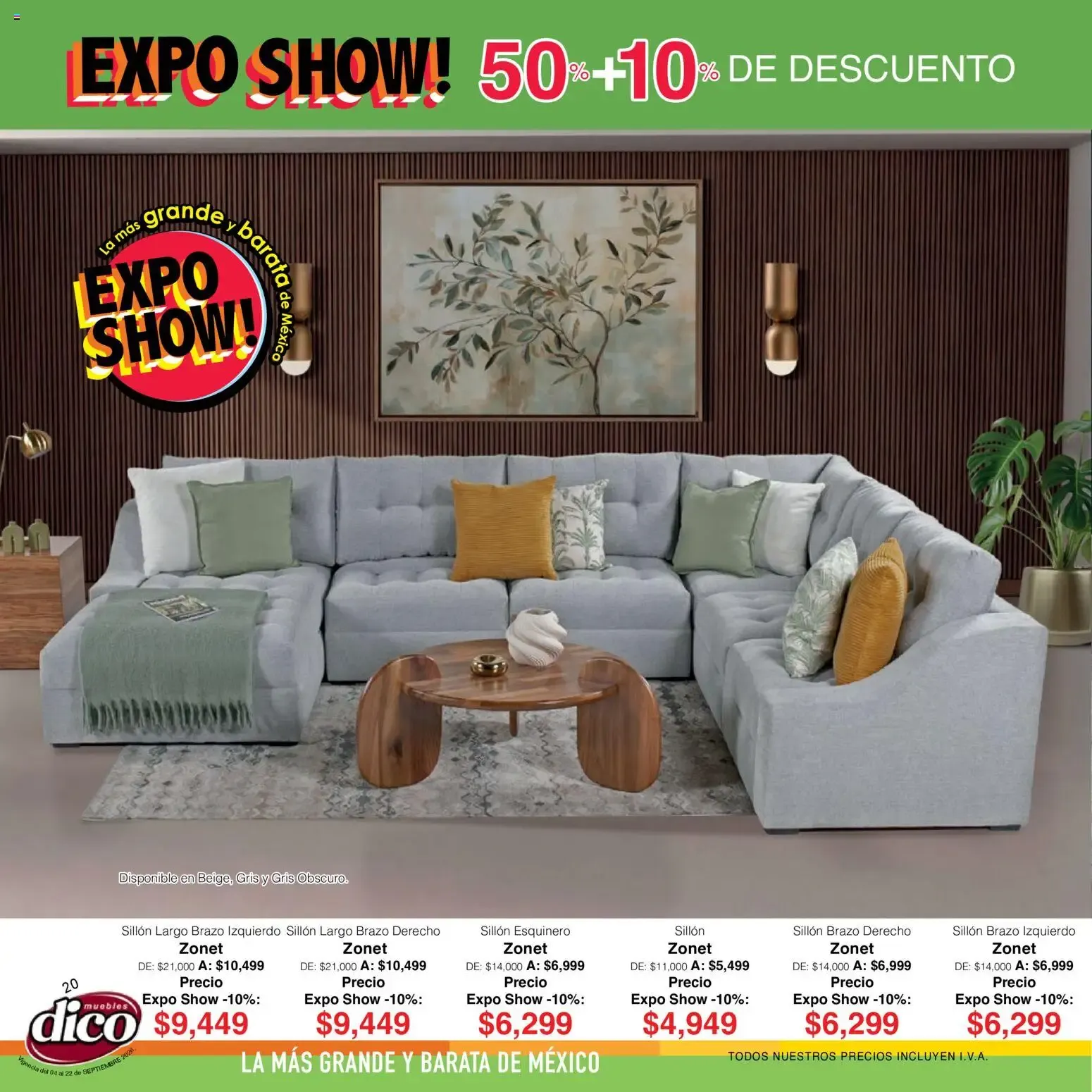 Catálogo de Muebles Dico catálogo Expo Show (04/09/2026 - 22/09/2026) - catálogo en línea 4 de septiembre al 22 de septiembre 2026 - Pagina 20