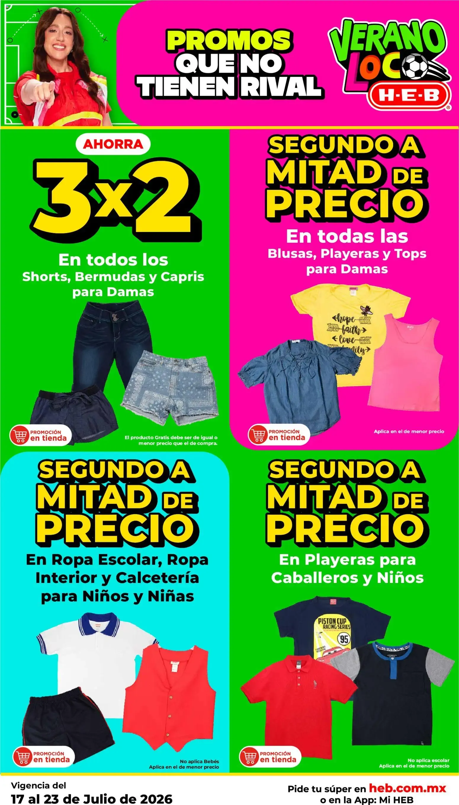 Catálogo de H-E-B: Las Promos Más Locas Entran a la Cancha - Verano Loco 17 de julio al 23 de julio 2026 - Pagina 20