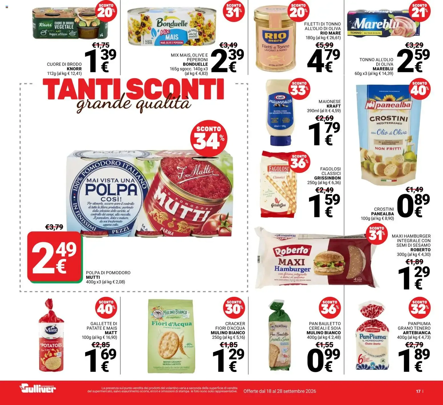 Nuovo Gulliver volantino dal 18/09/2026 > offerte anteprima 🛍️ da 18 settembre a 28 settembre di 2026 - Pagina del volantino 17