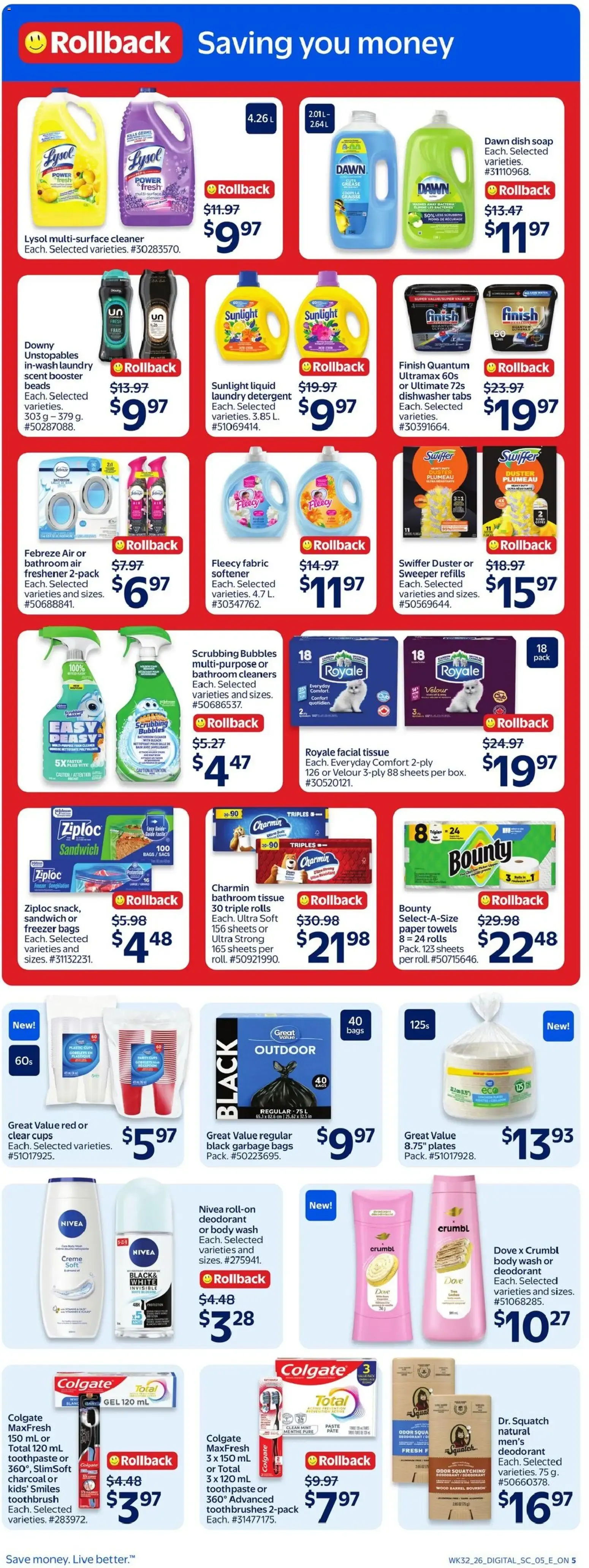 Walmart weekly flyer from Sep 3, 2026 > weekly specials & deals from September 3 to September 9 2026 - flyer page 9
