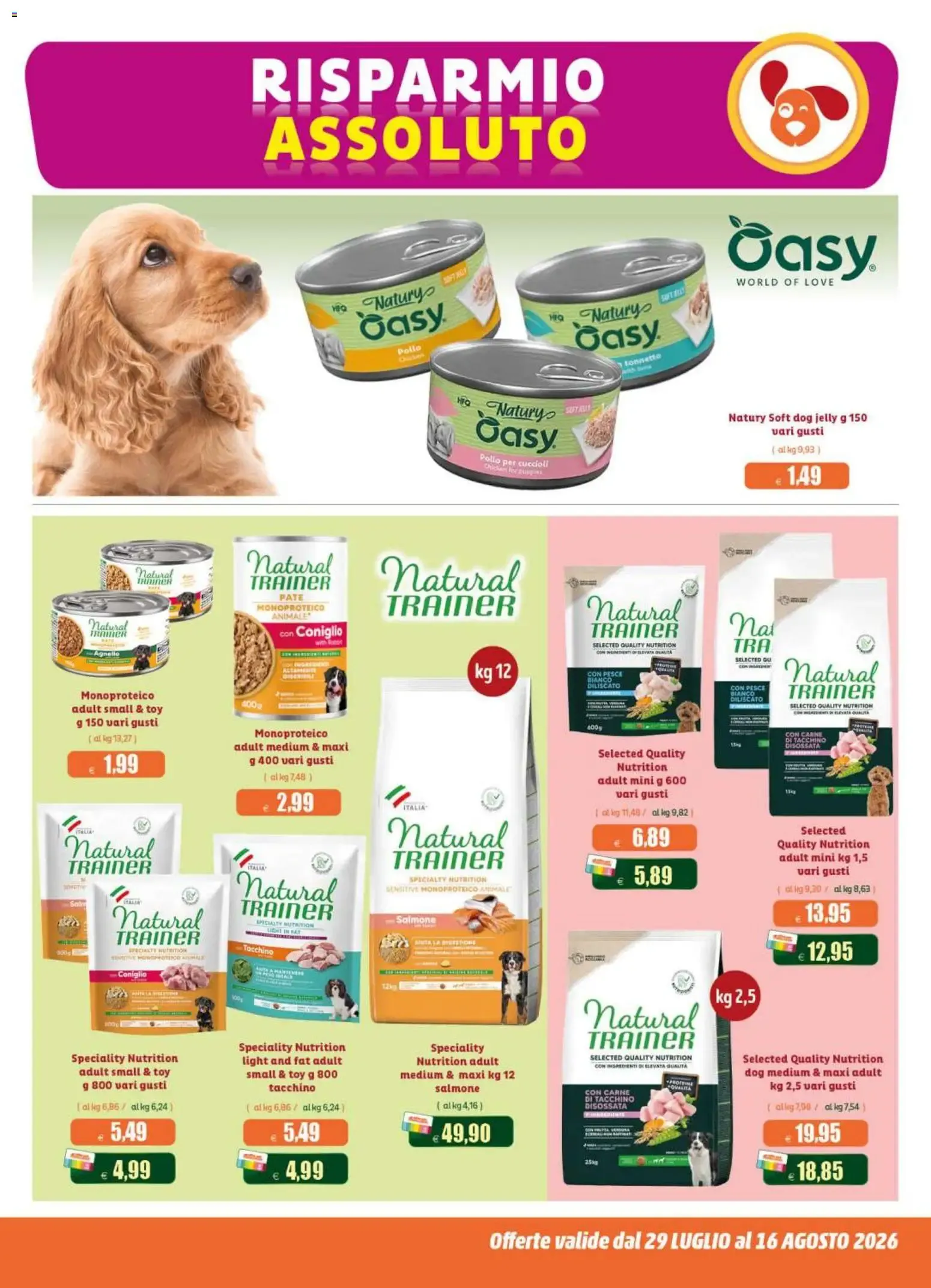 Nuovo Elite Supermercati volantino Pet dal 29/07/2026 > offerte anteprima 🛍️ da 29 luglio a 16 agosto di 2026 - Pagina del volantino 3