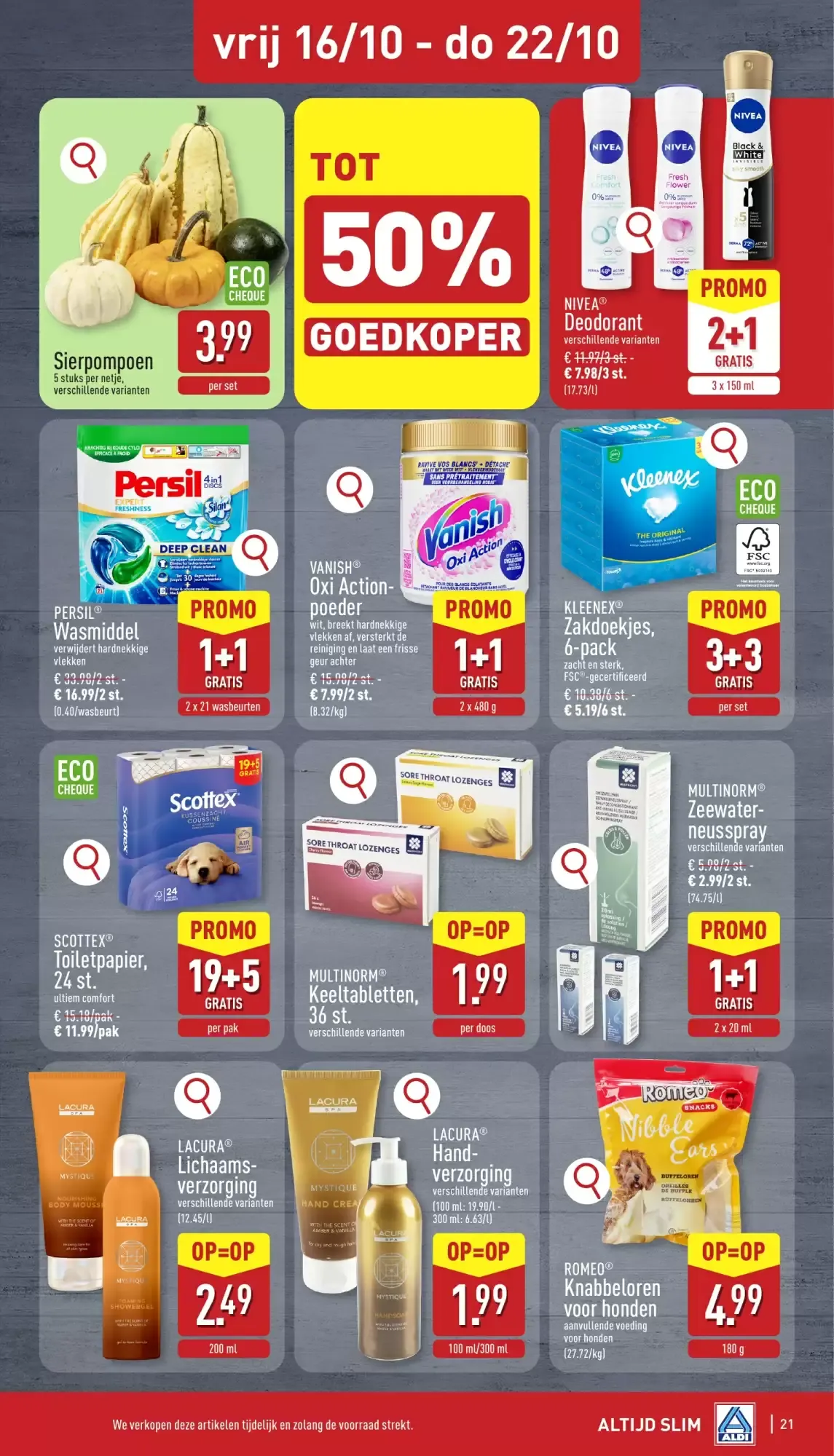 ALDI Folder: ma 12/10 - zat 17/10 van 12 oktober tot 17 oktober 2026 - folder pagina 21