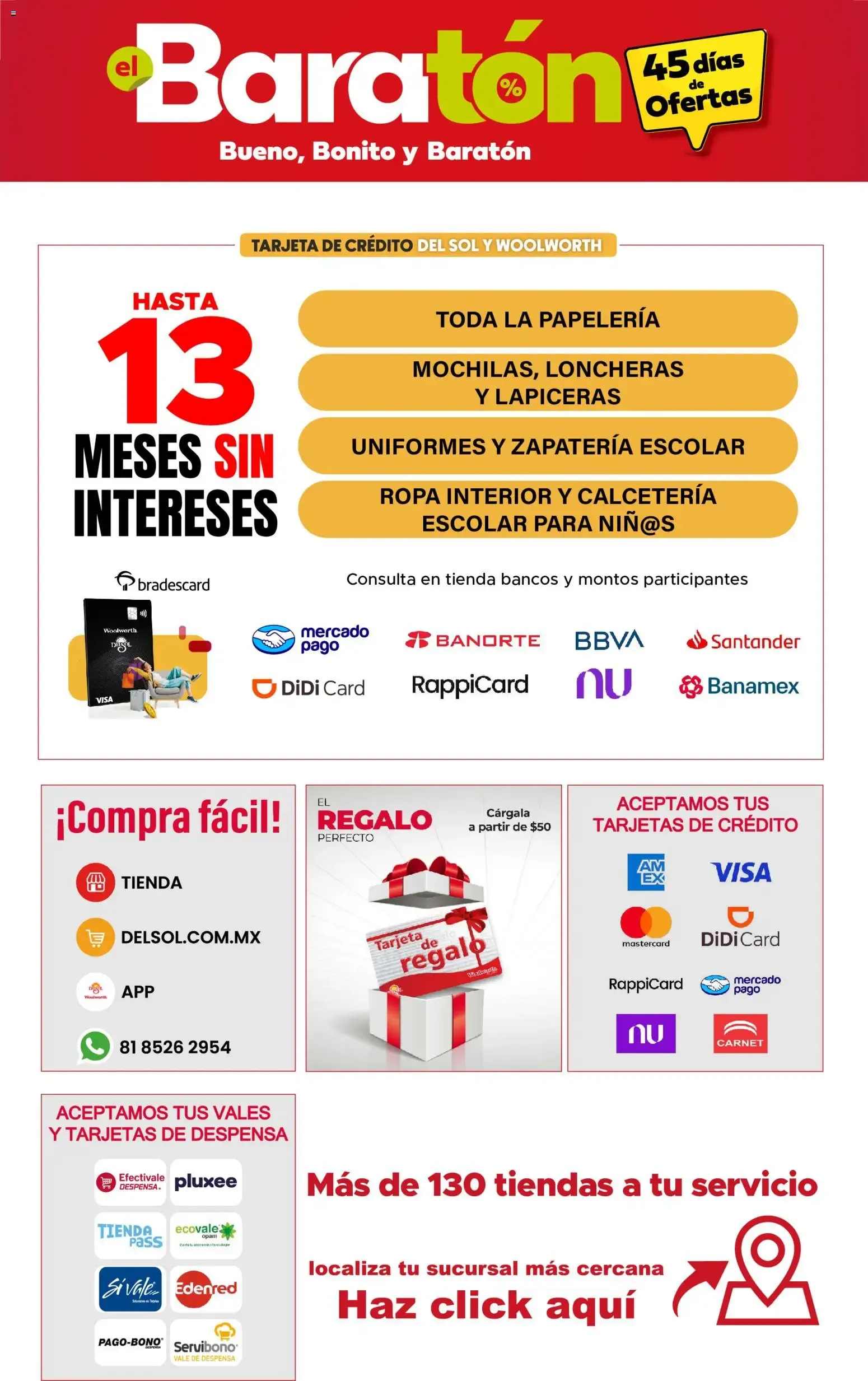 Catálogo de Del Sol y Woolworth catálogo Bueno, Bonito y Baratón (30/07/2026 - 03/08/2026) - catálogo en línea 30 de julio al 3 de agosto 2026 - Pagina 25