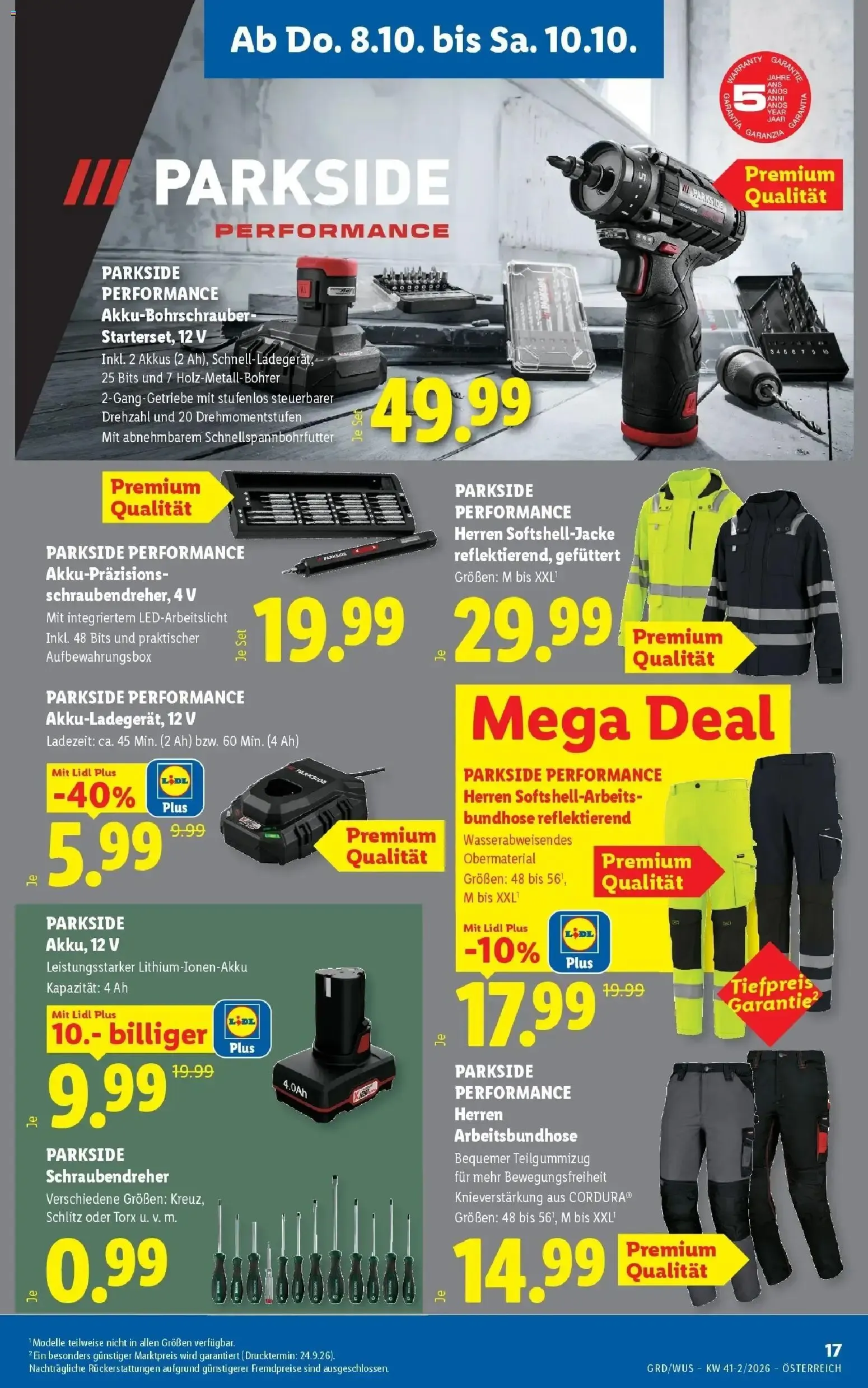 Lidl Flugblatt - Wien ab 04.10.2026 - Angebote ab donnerstag von 8. Oktober bis 10. Oktober 2026 - Flugblätt seite 23